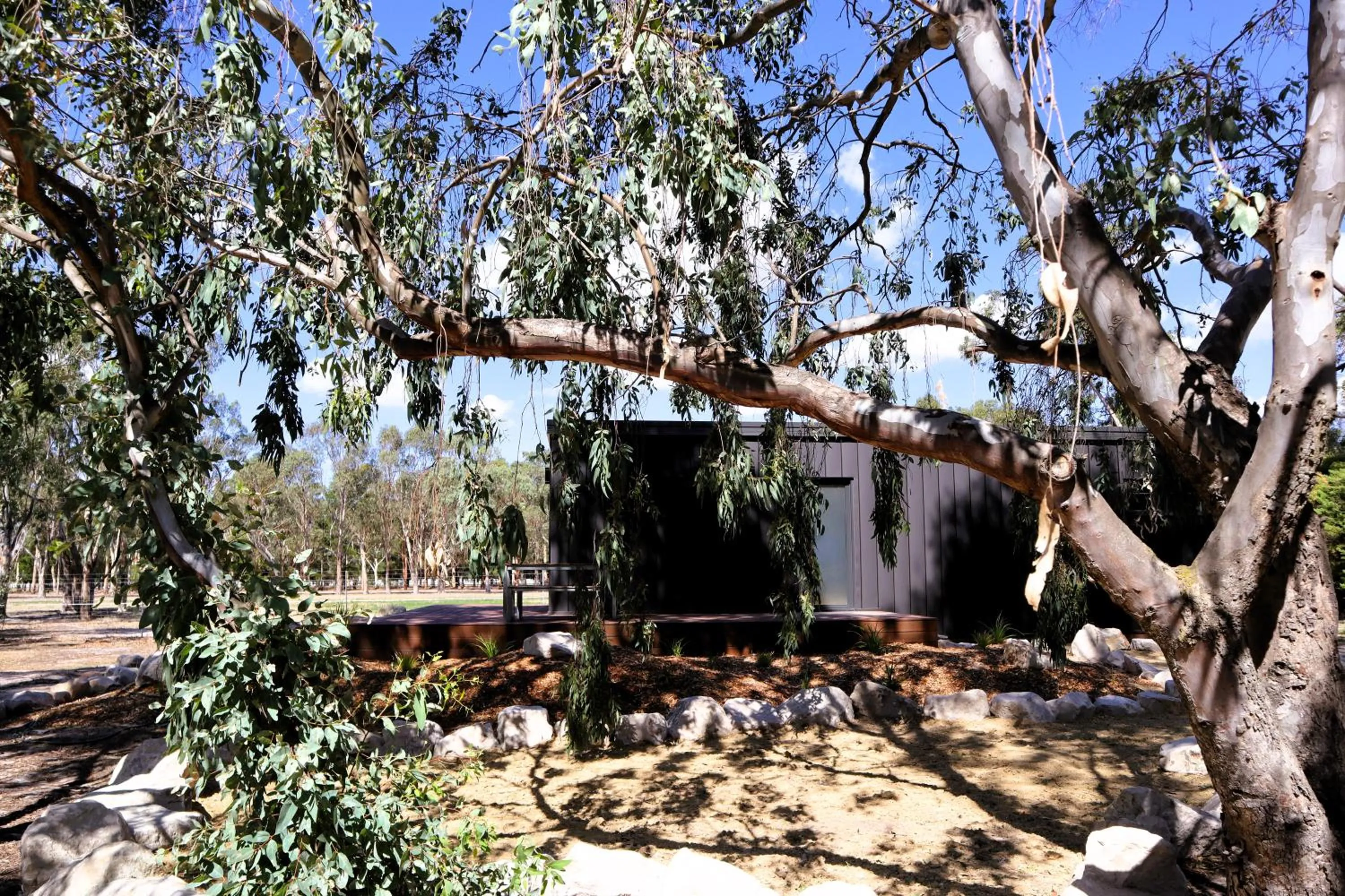 Garden view in Grampians Getaway