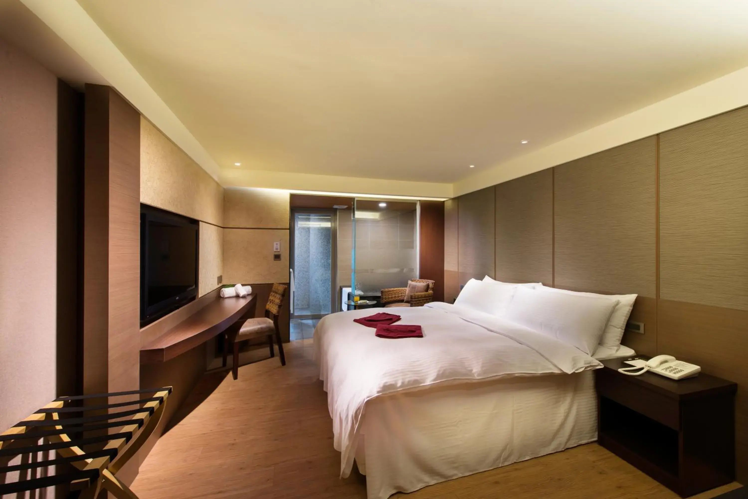 Photo of the whole room, Bed in Beitou Hot Spring Resort Photo of the whole room, Bed in Beitou Hot Spring Resort