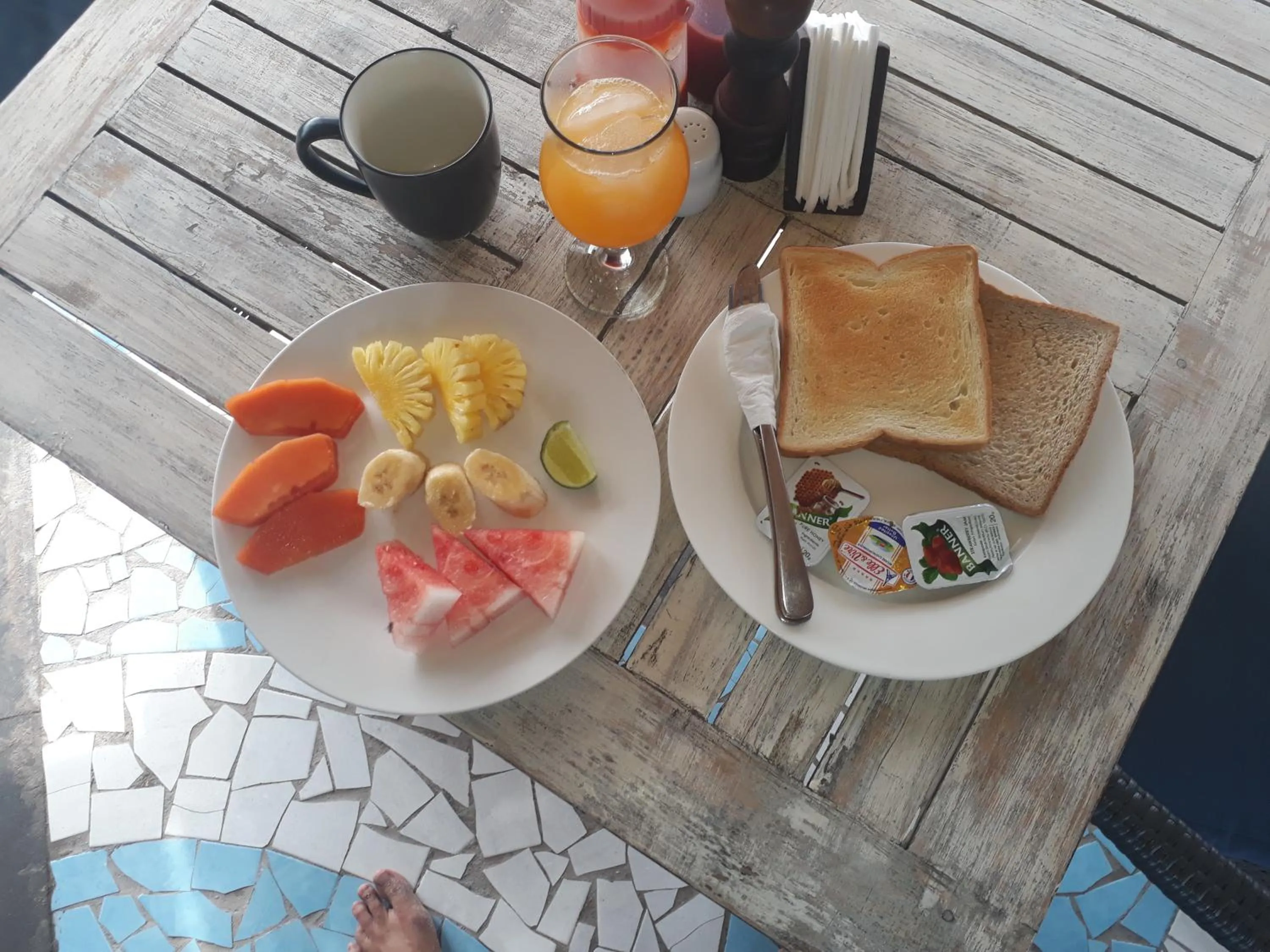 Breakfast in Dream Divers Resort