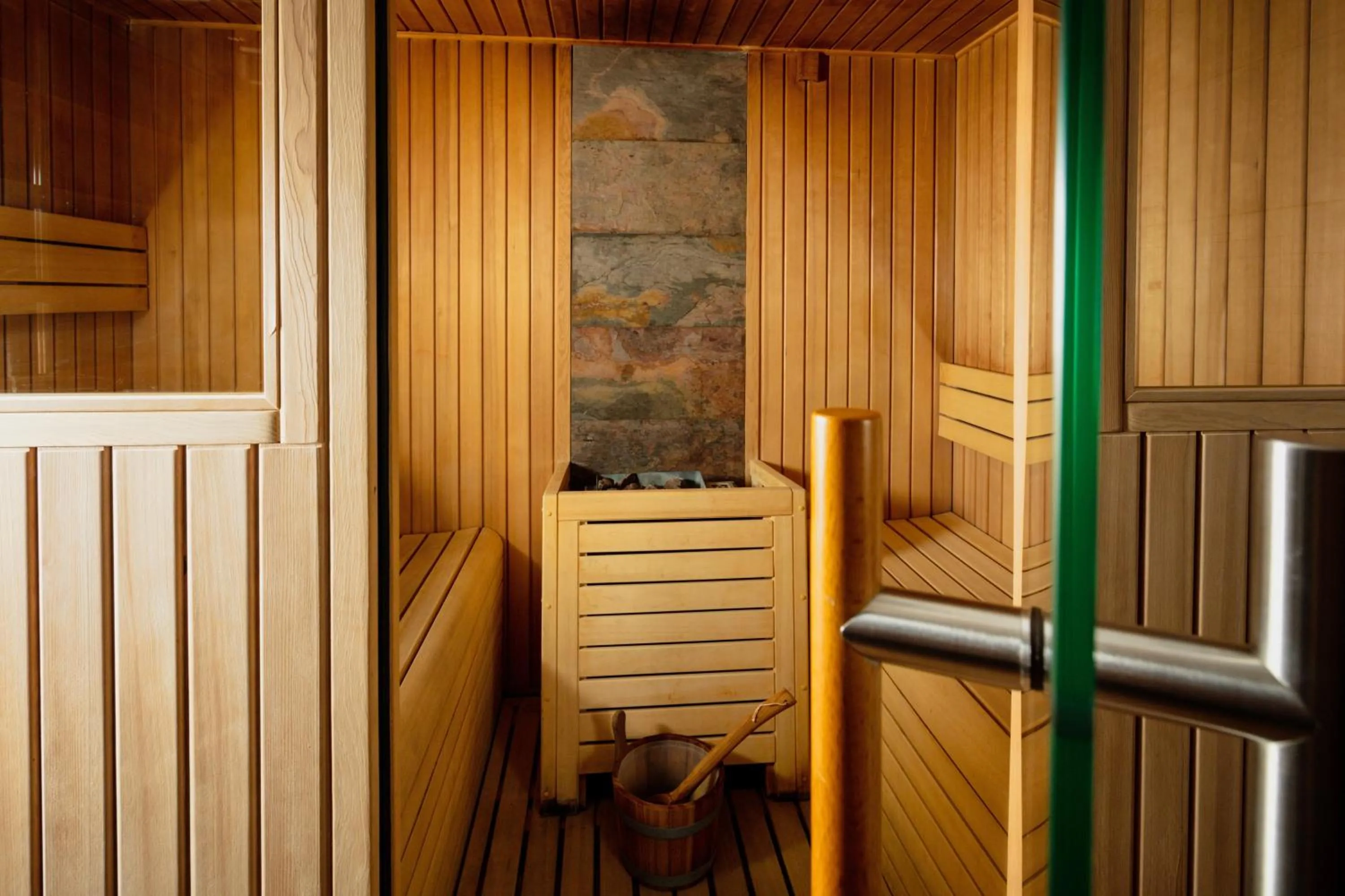 Sauna in Hôtel Le Grand Tétras