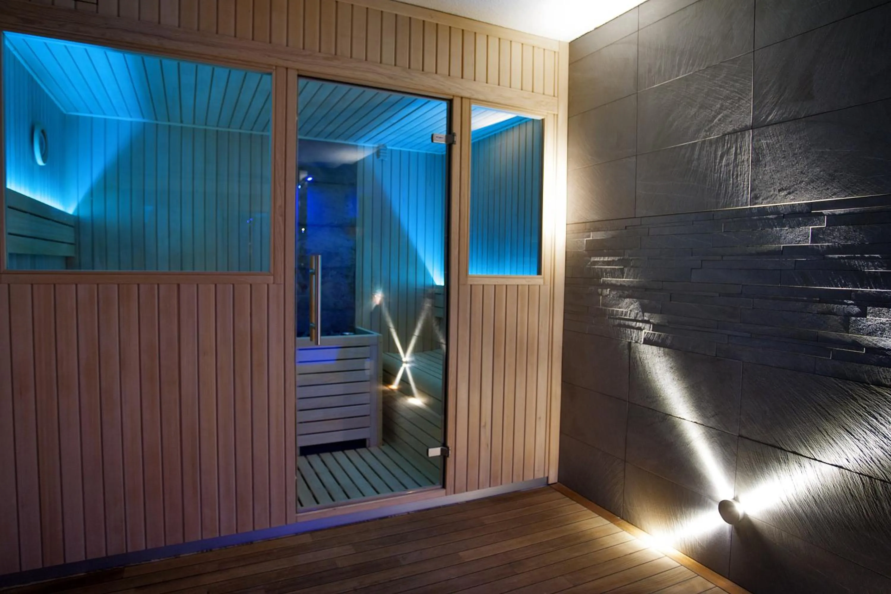 Sauna in Hôtel Le Grand Tétras