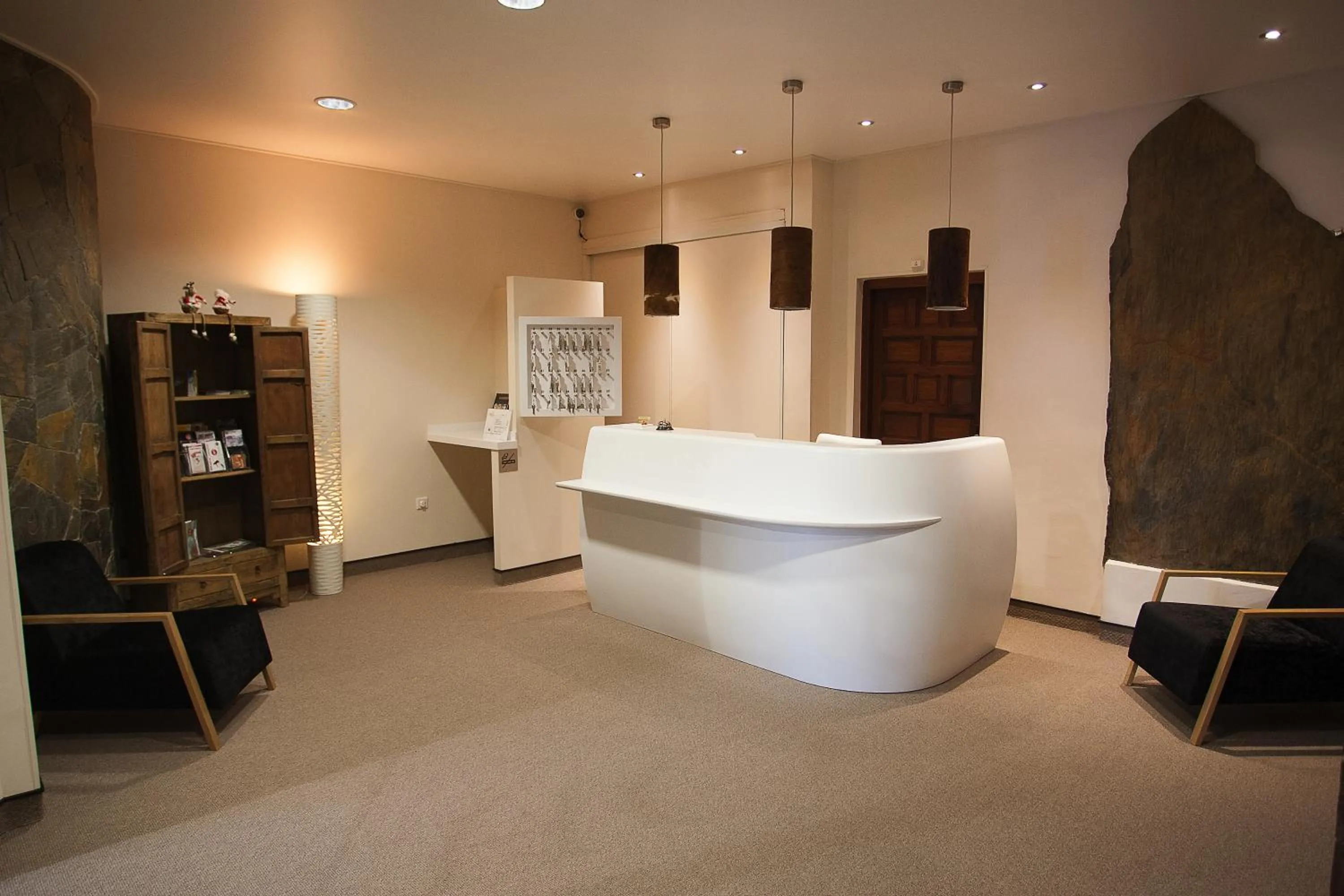 Lobby or reception in Hôtel Le Grand Tétras