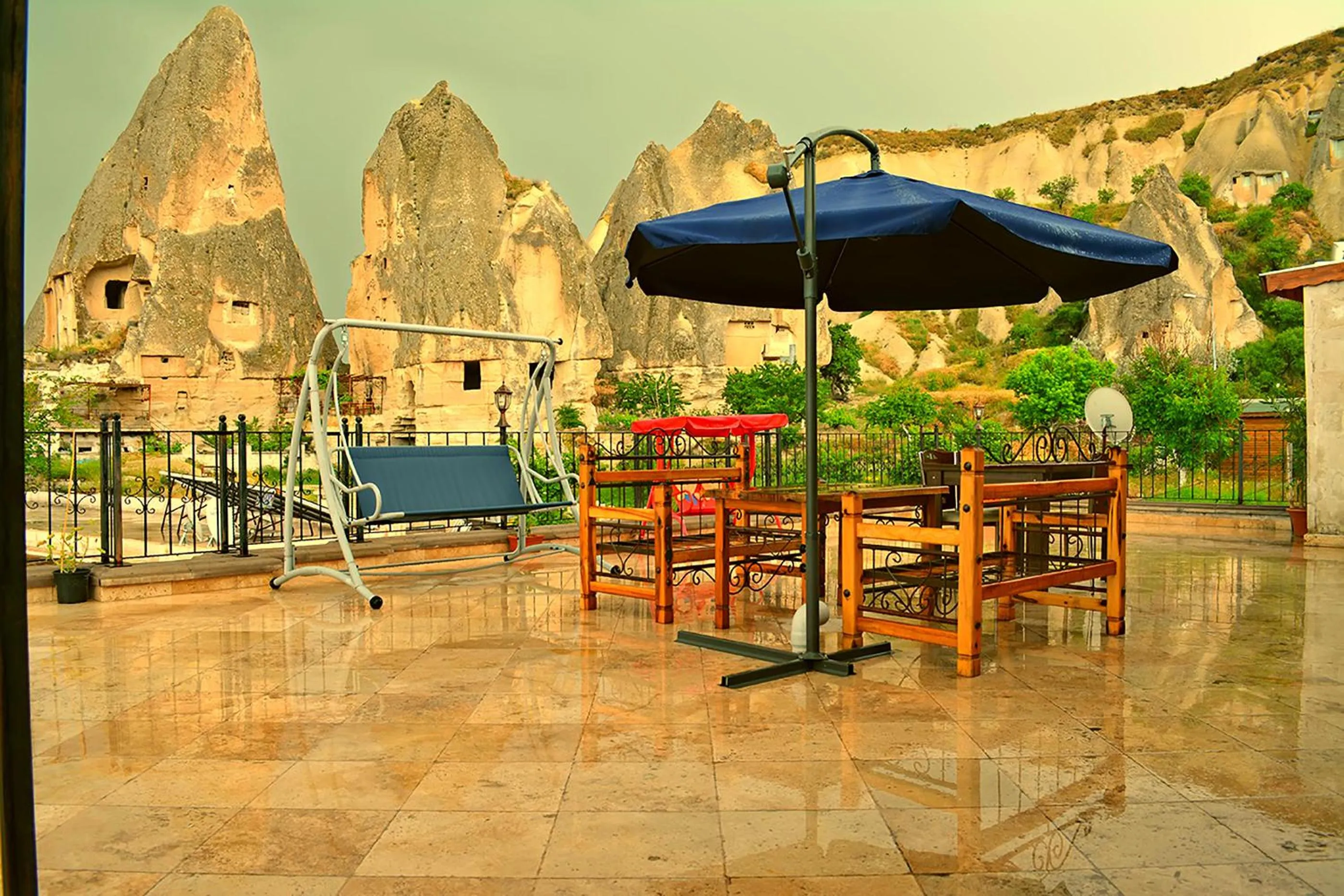 Communal lounge/ TV room in Cappadocia Stone Palace