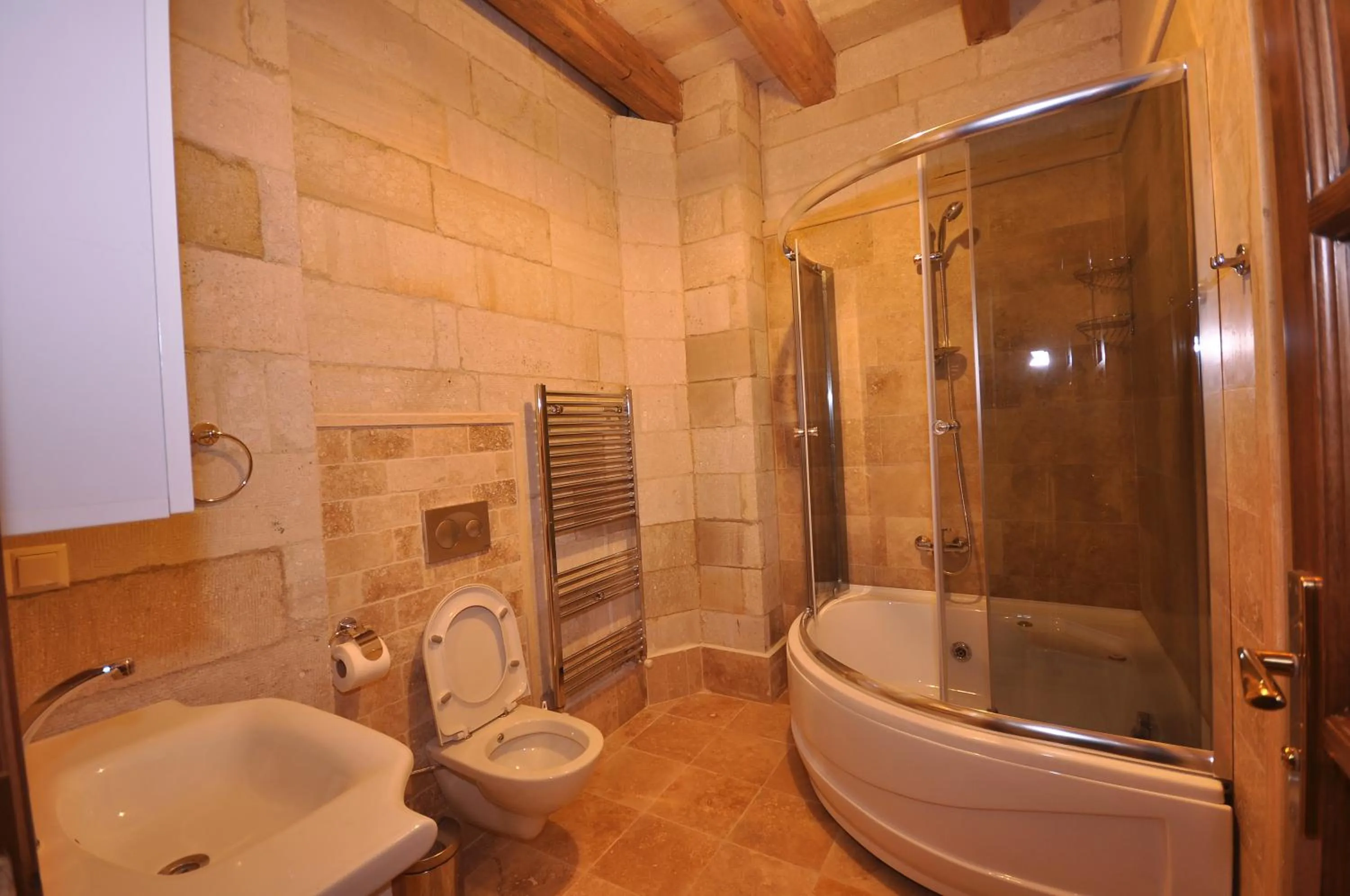 Hot Spring Bath in Cappadocia Stone Palace