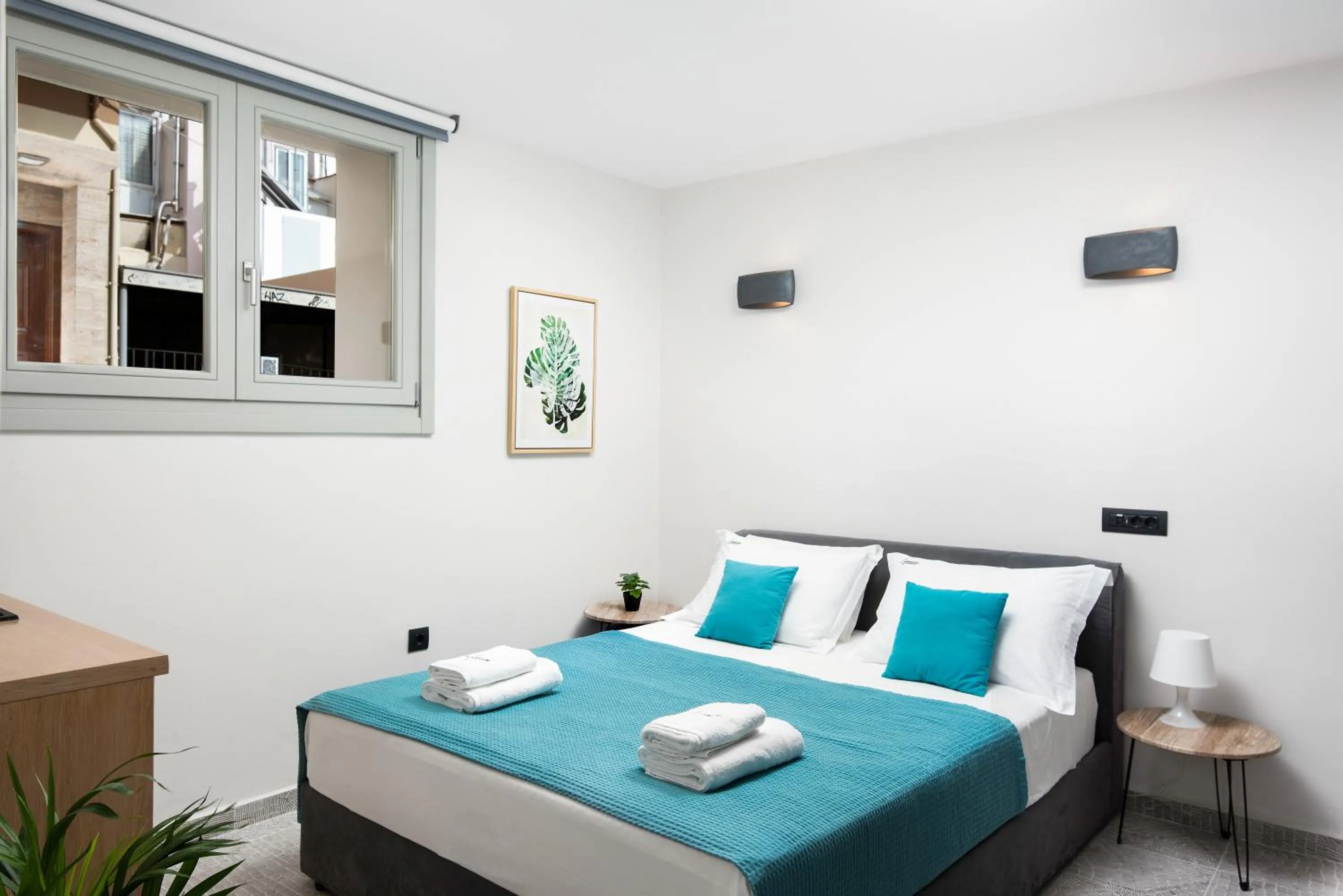 Bedroom, Bed in Lignum Suites Chania