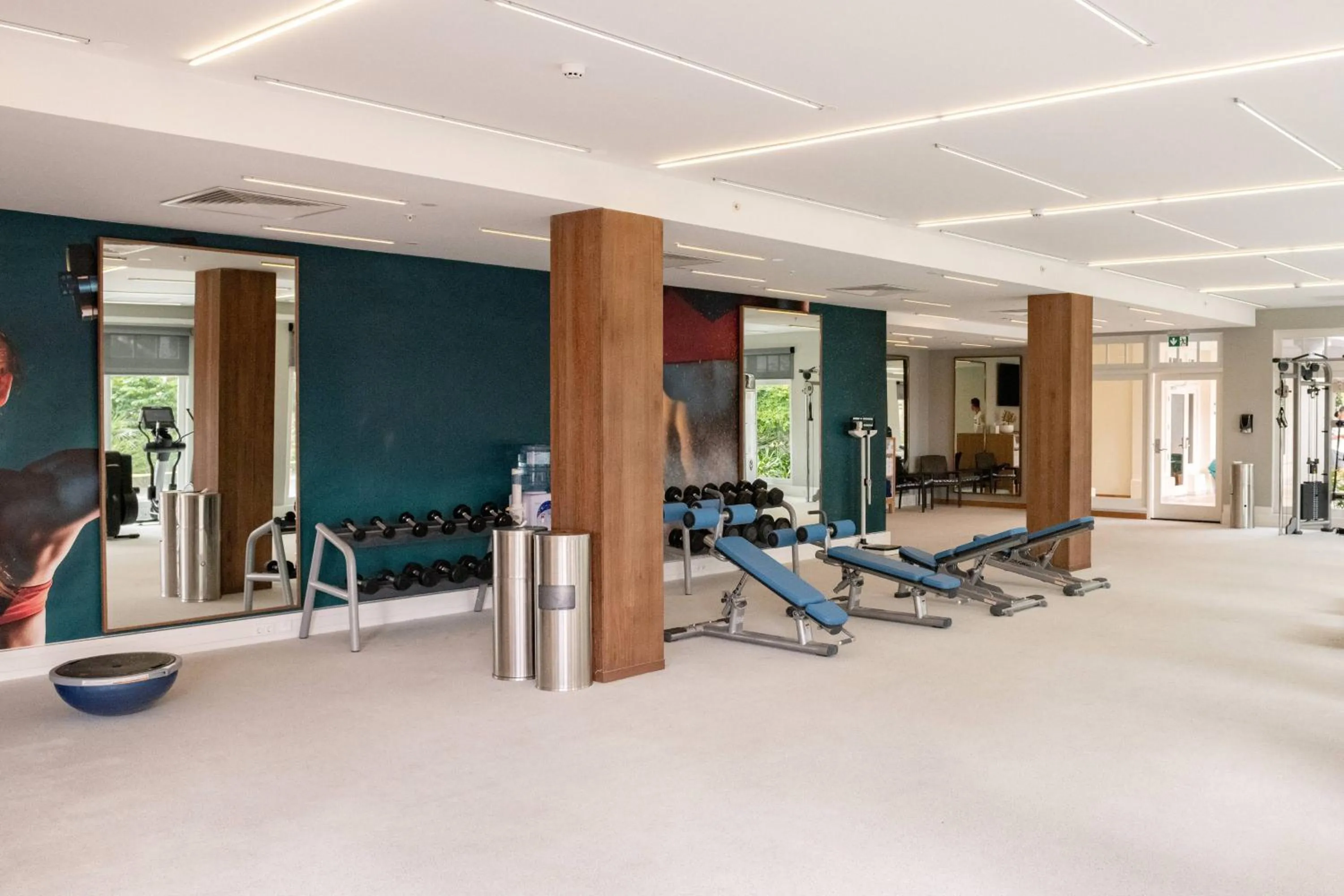 Fitness centre/facilities in Curaçao Marriott Beach Resort