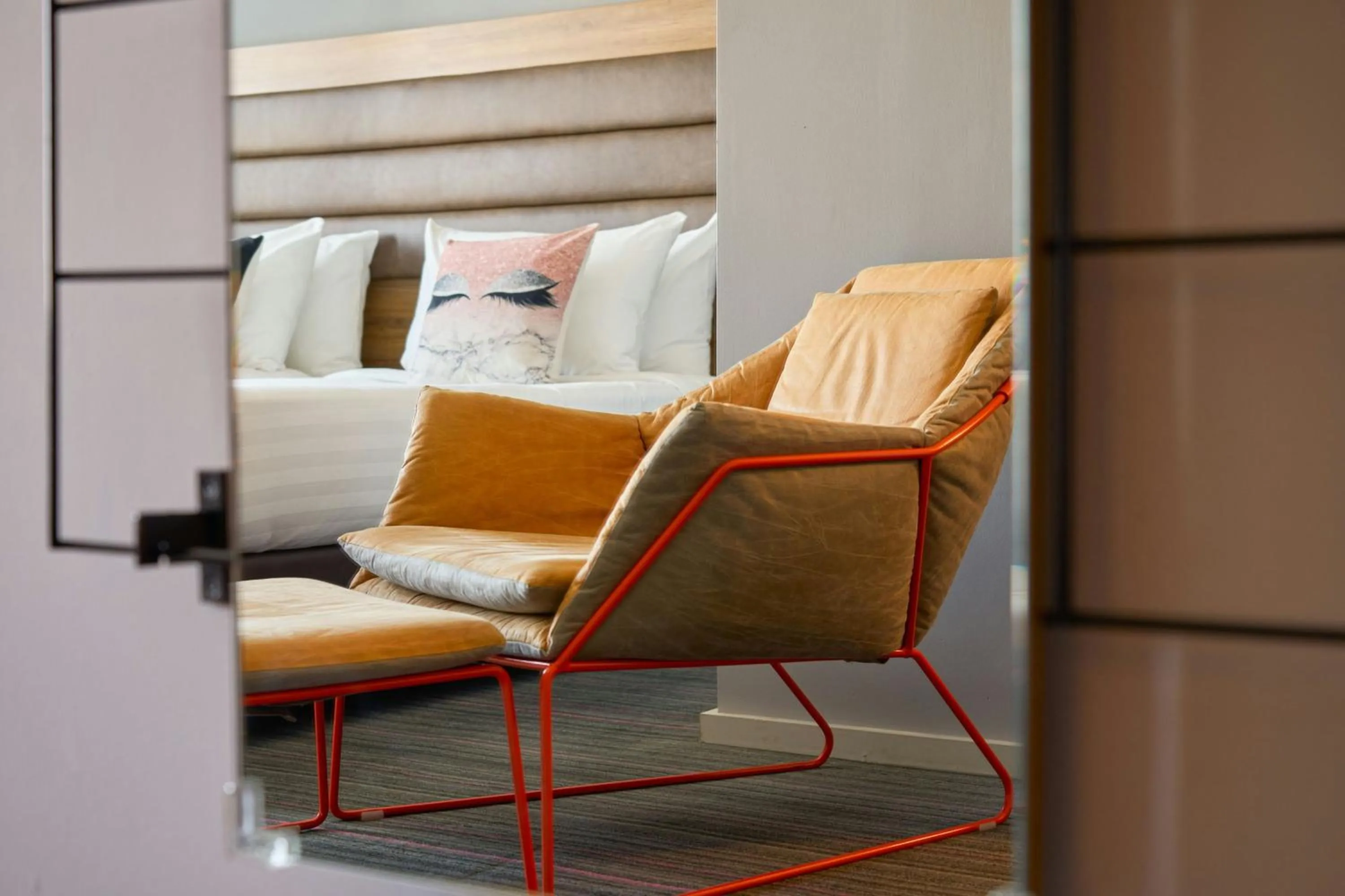 Photo of the whole room in Moxy Dublin City