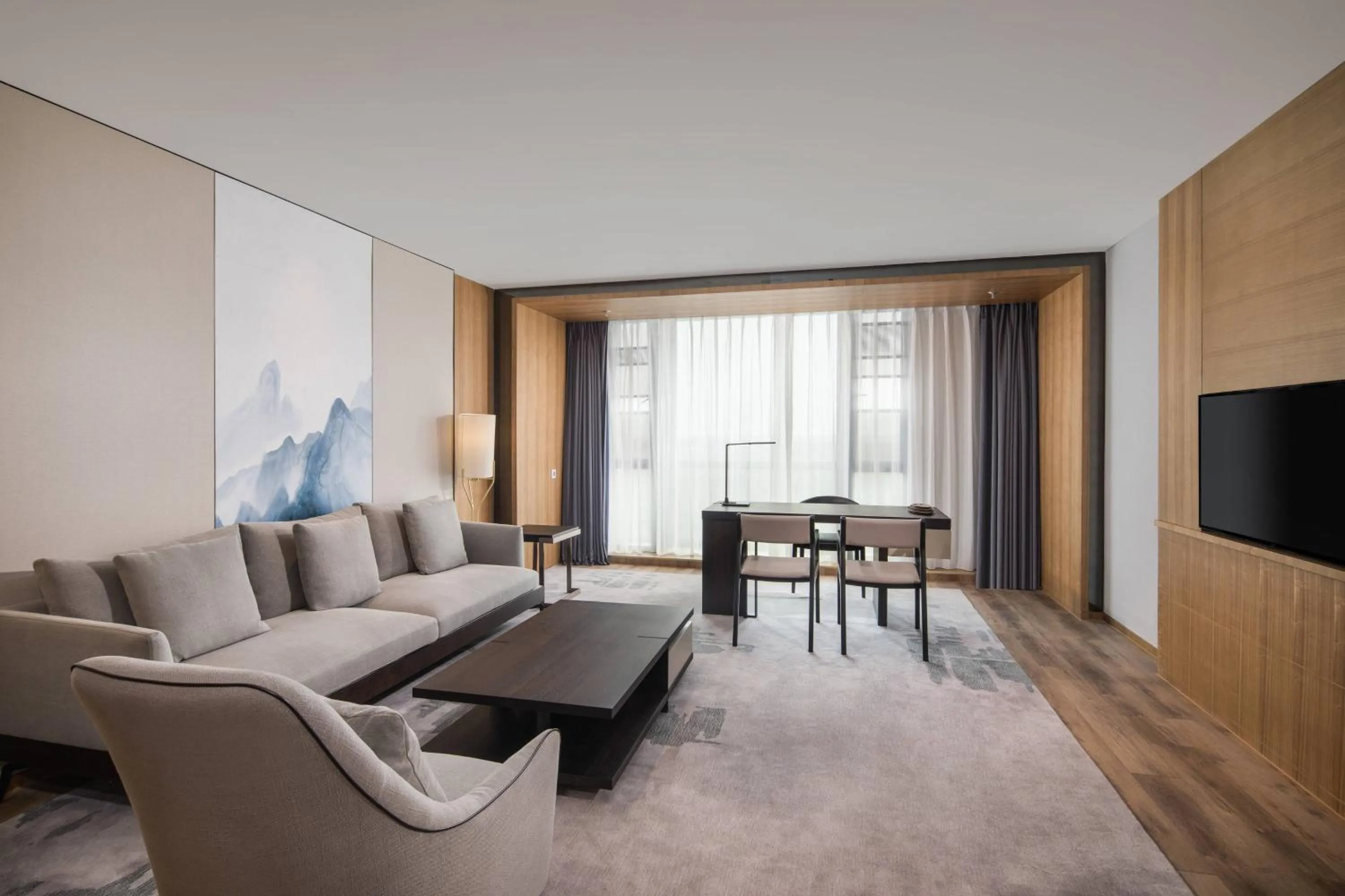 Living room in Fairfield by Marriott Taizhou Bay