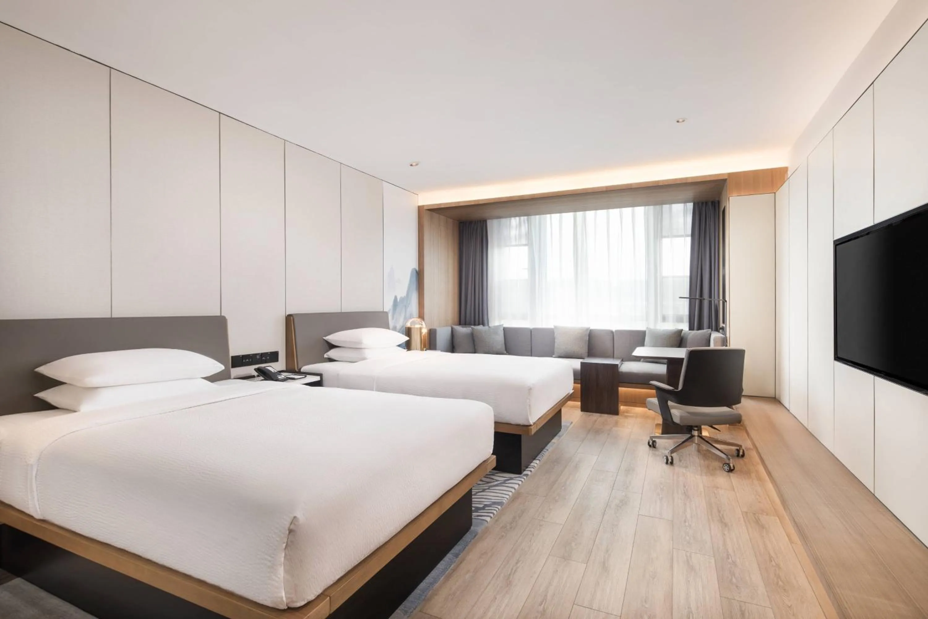 Photo of the whole room, Bed in Fairfield by Marriott Taizhou Bay