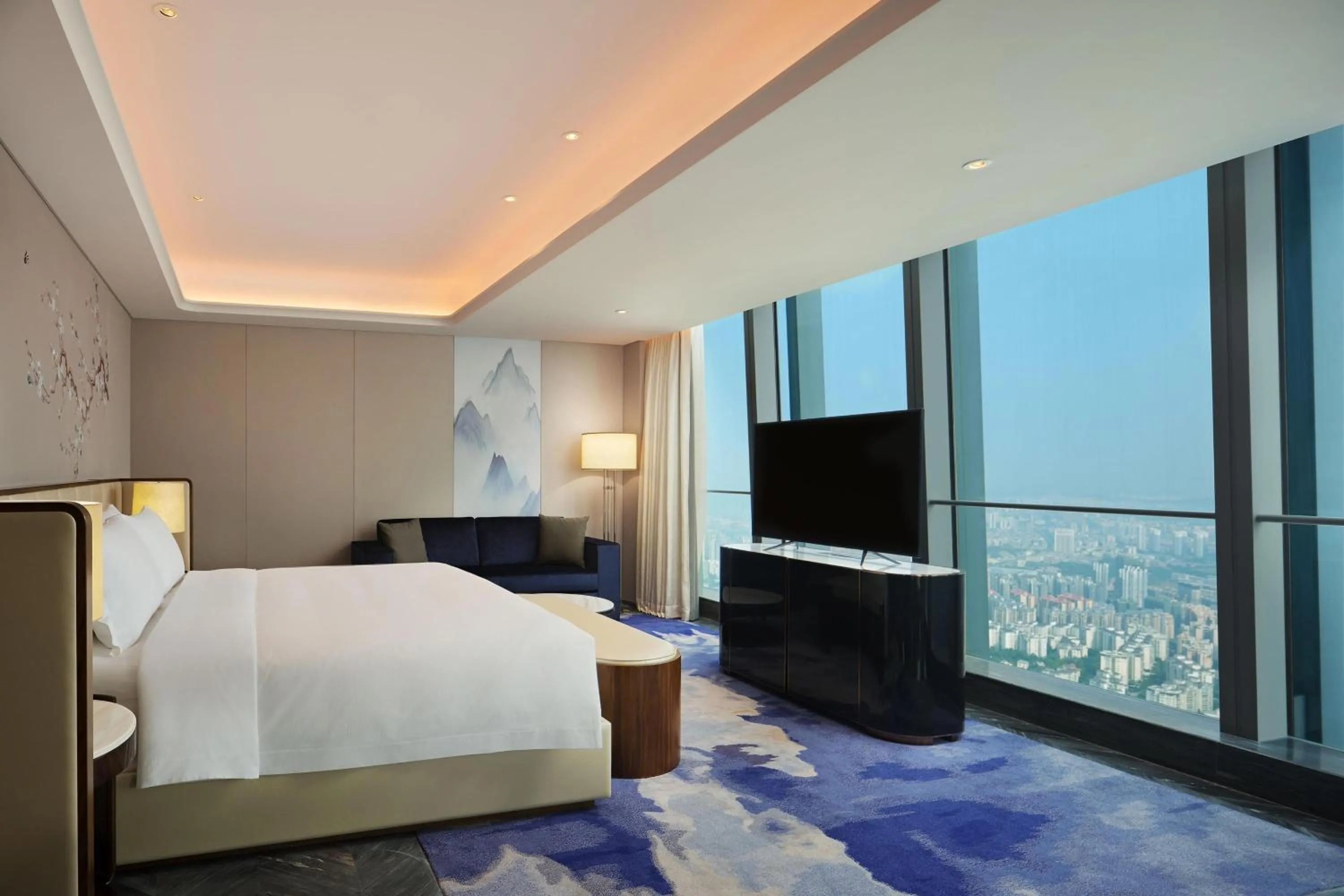 Bedroom, Bed in Na Lotus Hotel, a Luxury Collection Hotel, Nanning