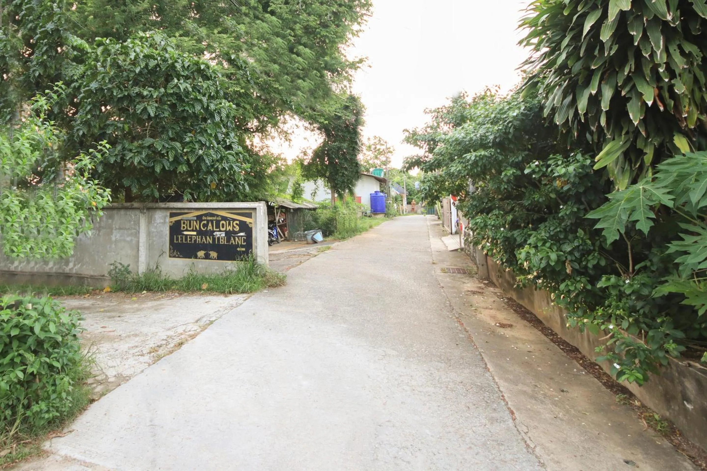 Facade/entrance in Ban Elephant Blanc Bungalow