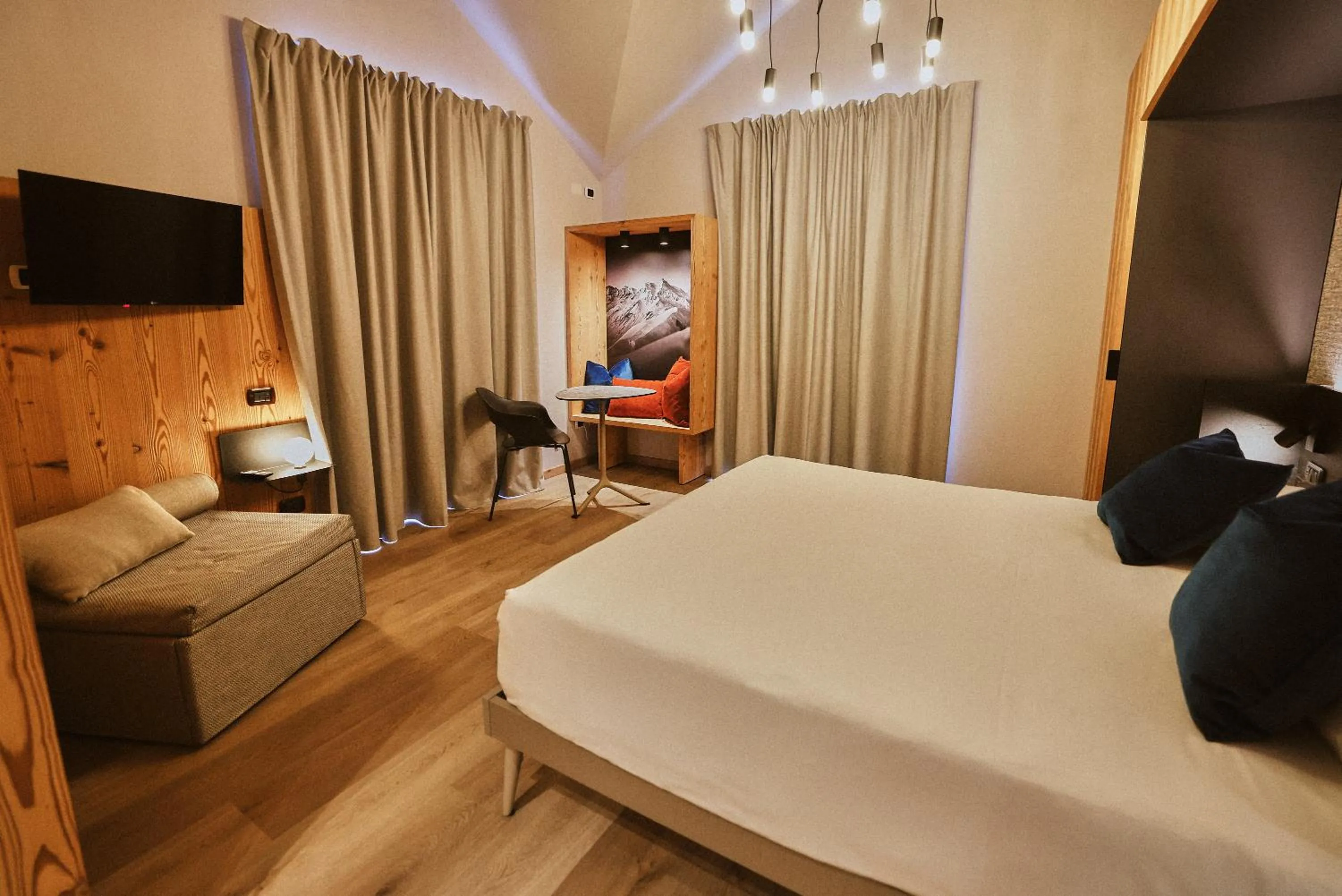 Bed in Albergo Meublè Vecchio Scarpone