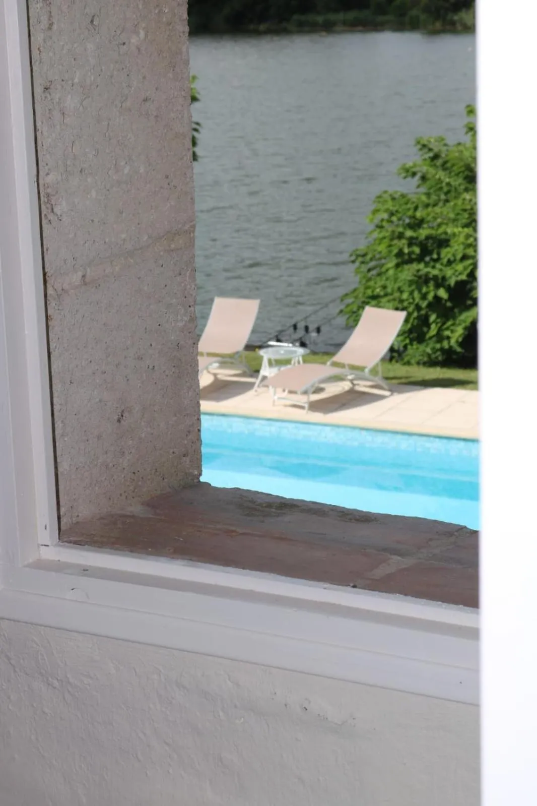 Pool view in Chez Jan et Nicole - Gite Toulouse