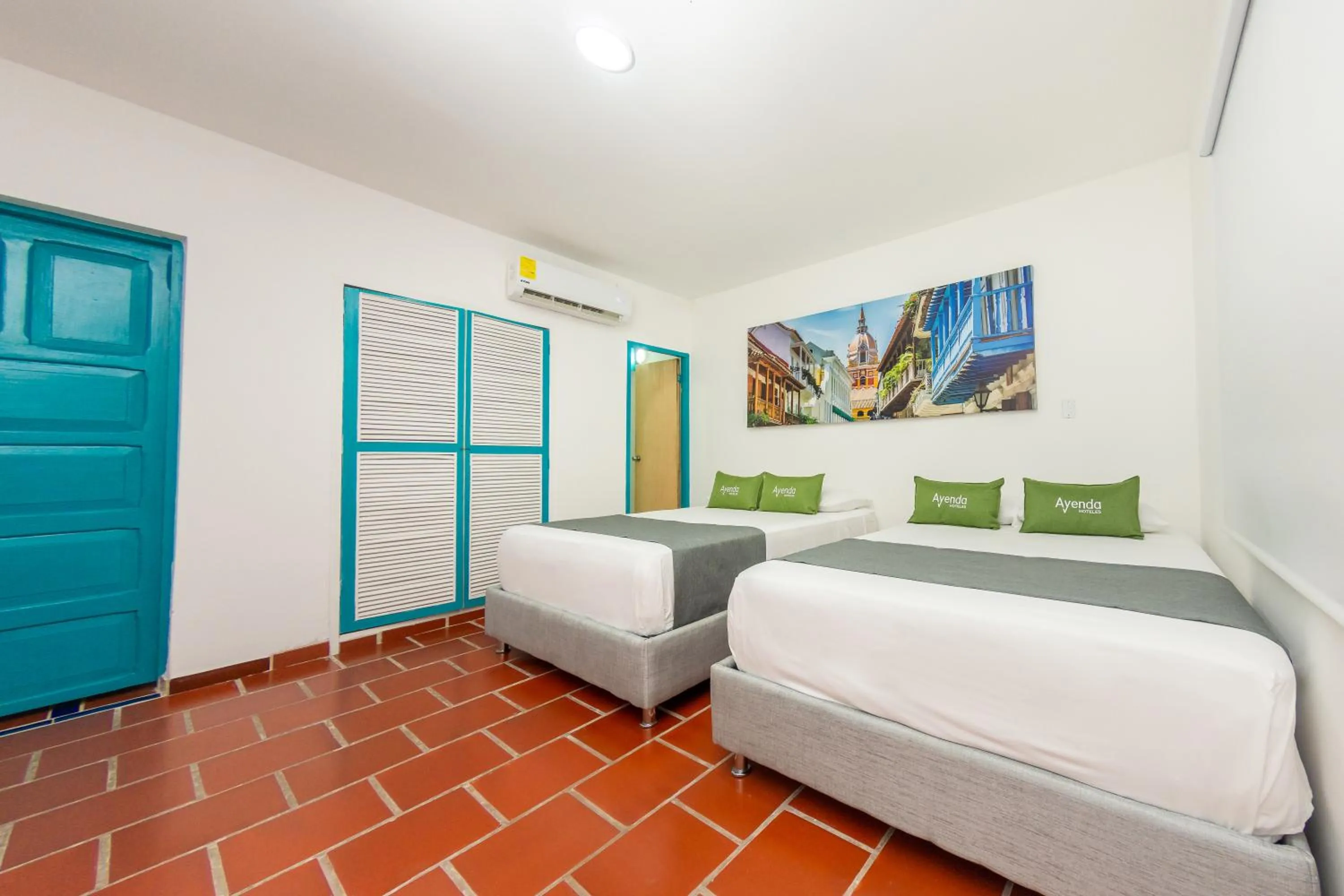 Bedroom, Bed in Hotel Ayenda Cartagena Blue 1804