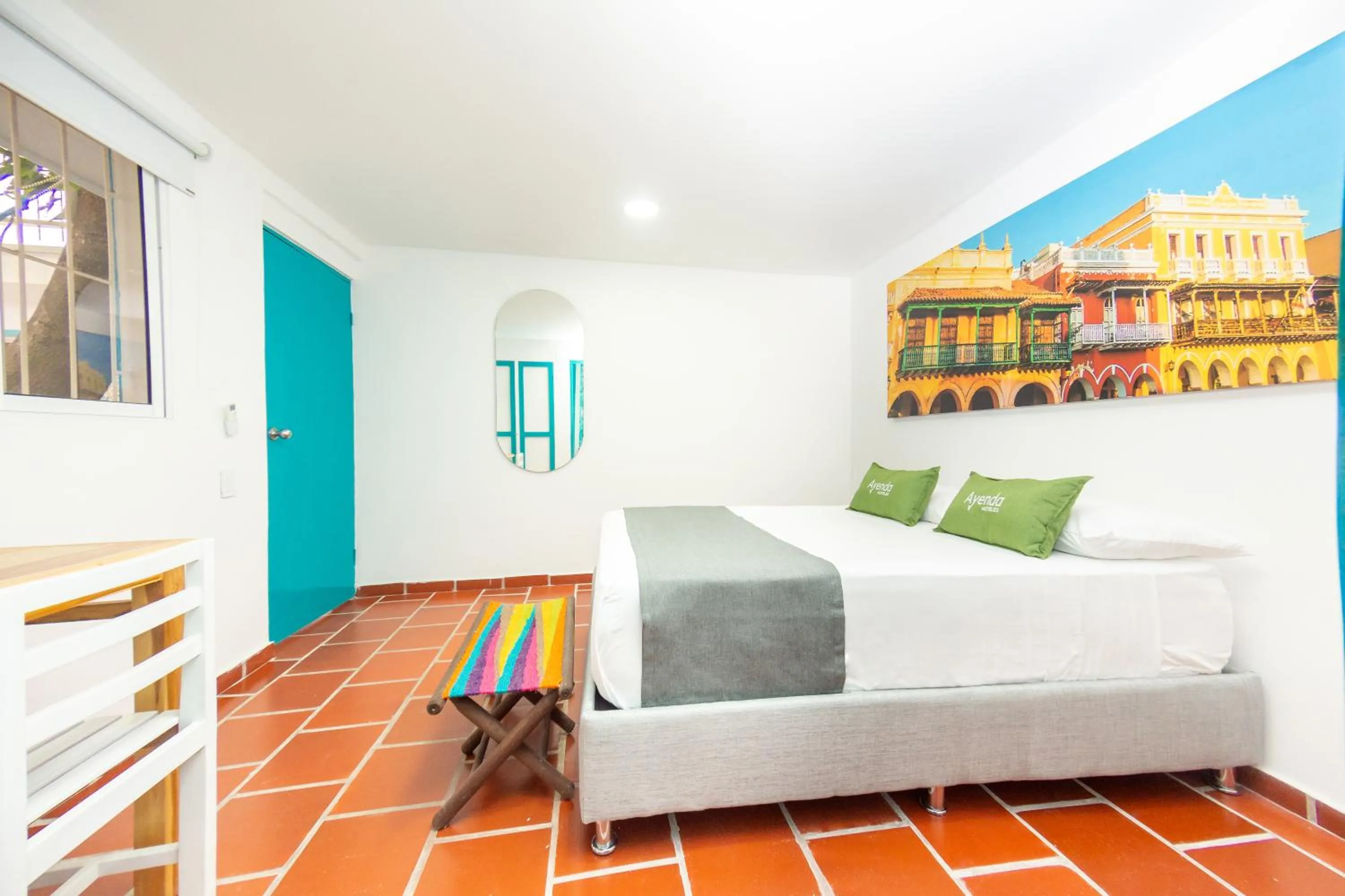 Bedroom, Bed in Hotel Ayenda Cartagena Blue 1804