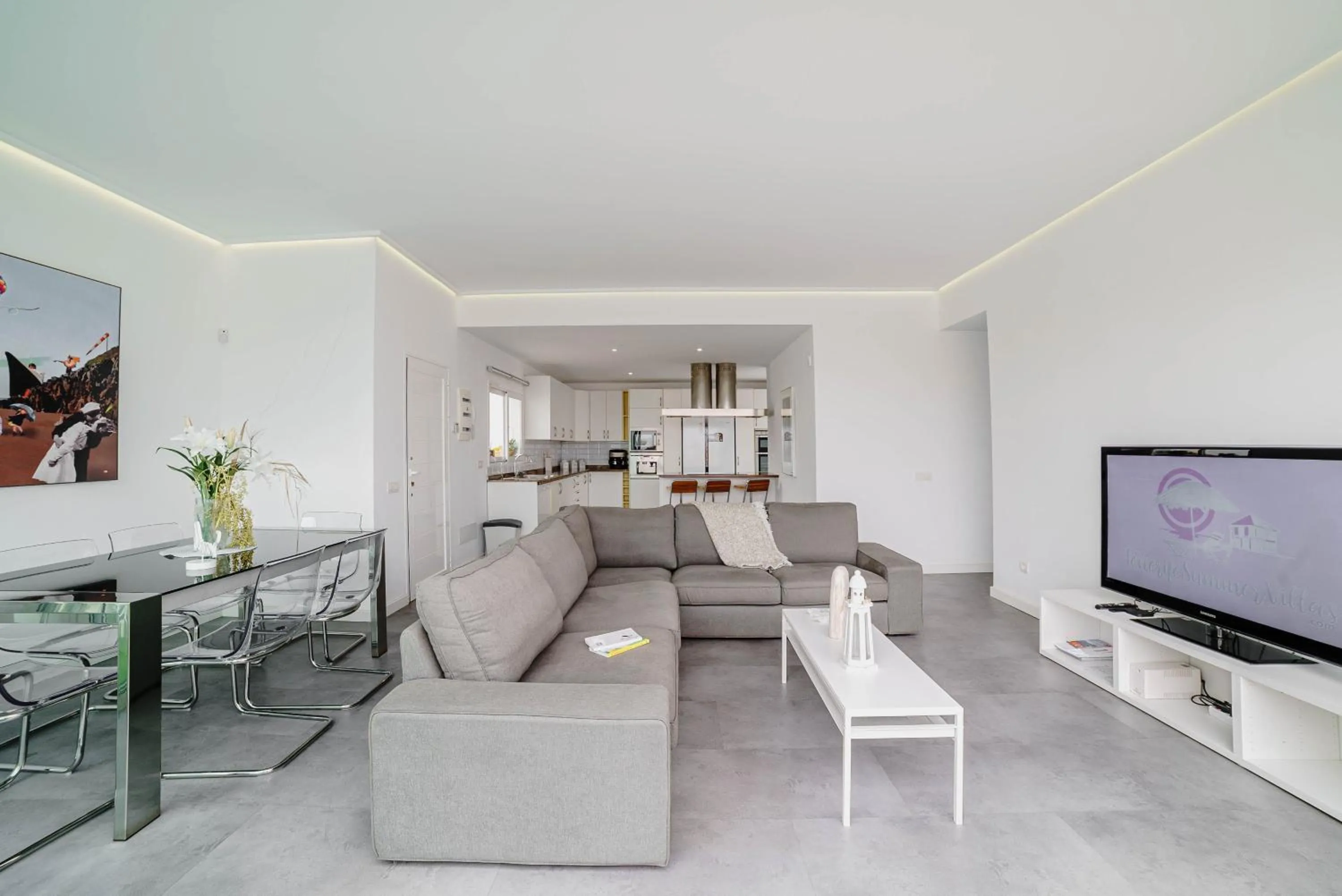 Living room in Villa Carlota Costa Adeje