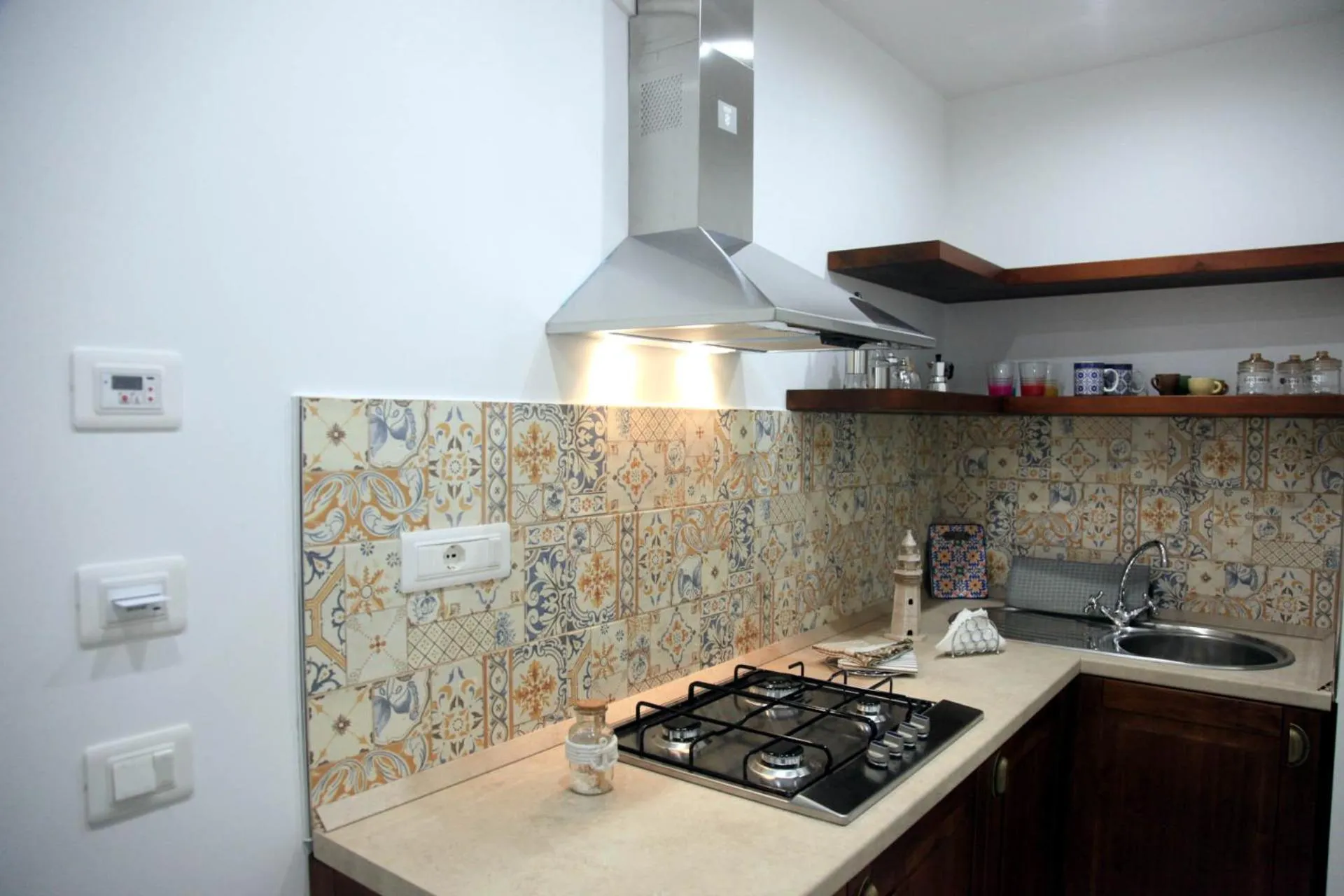 Kitchen or kitchenette in Le Tolde del Corallone