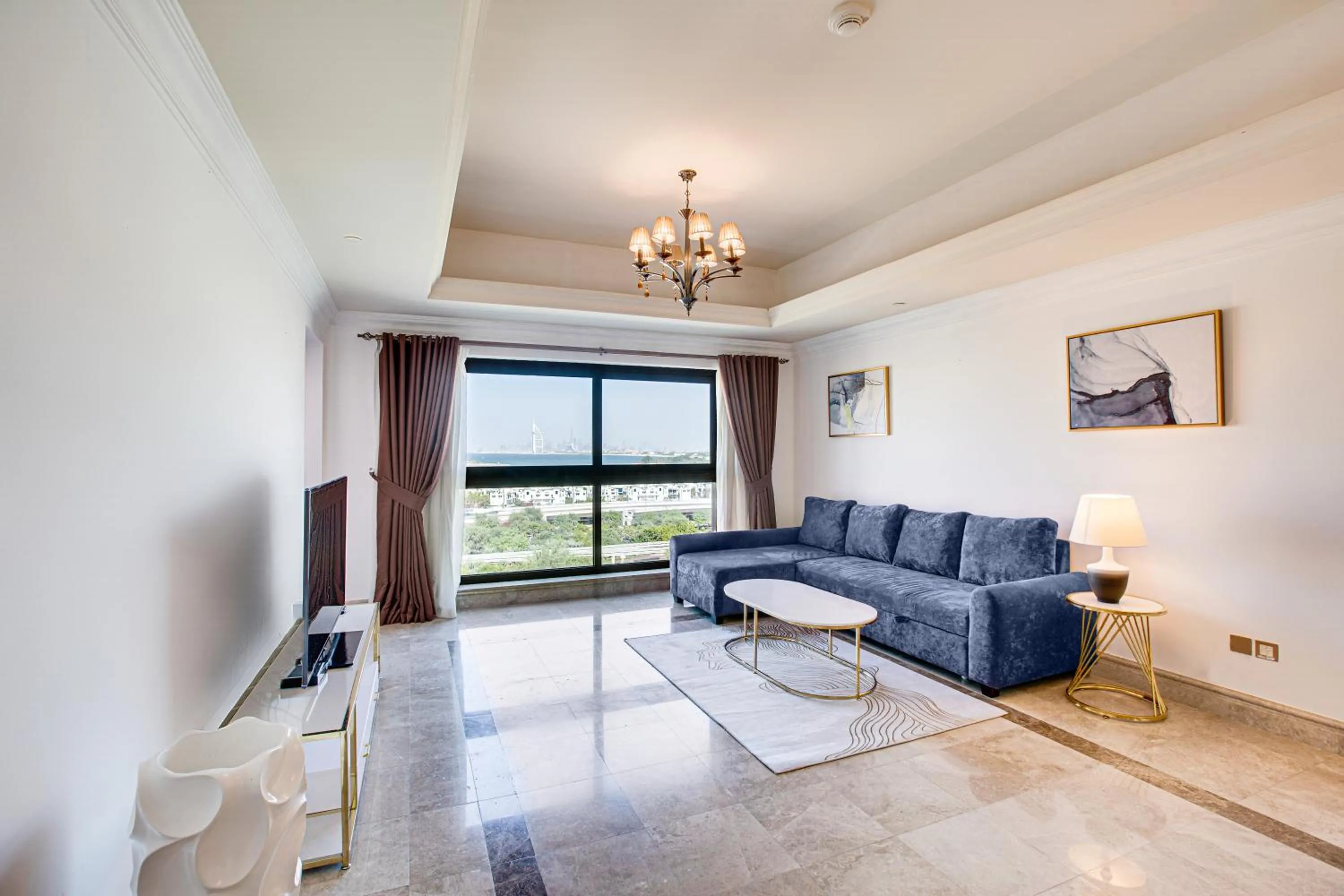 Living room in South & North Residence Palm Jumeirah