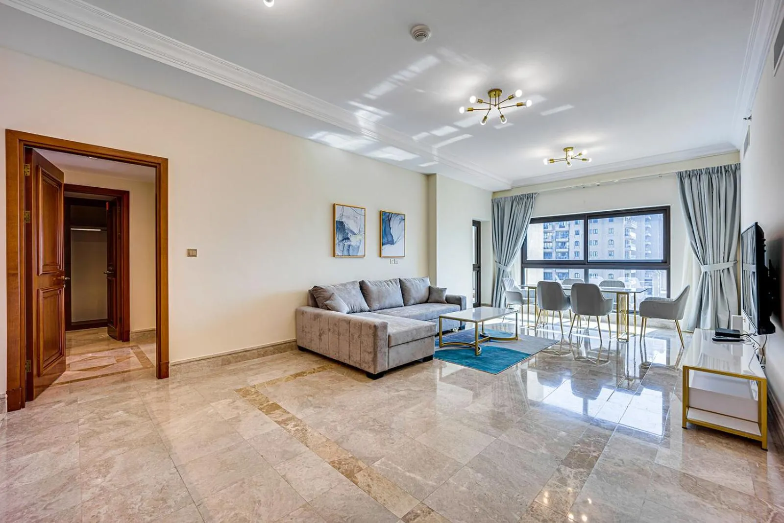 Living room in South & North Residence Palm Jumeirah
