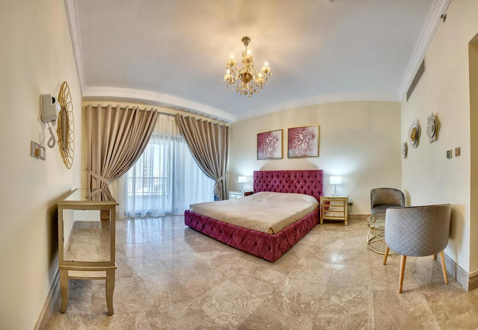 Bedroom, Bed in South & North Residence Palm Jumeirah