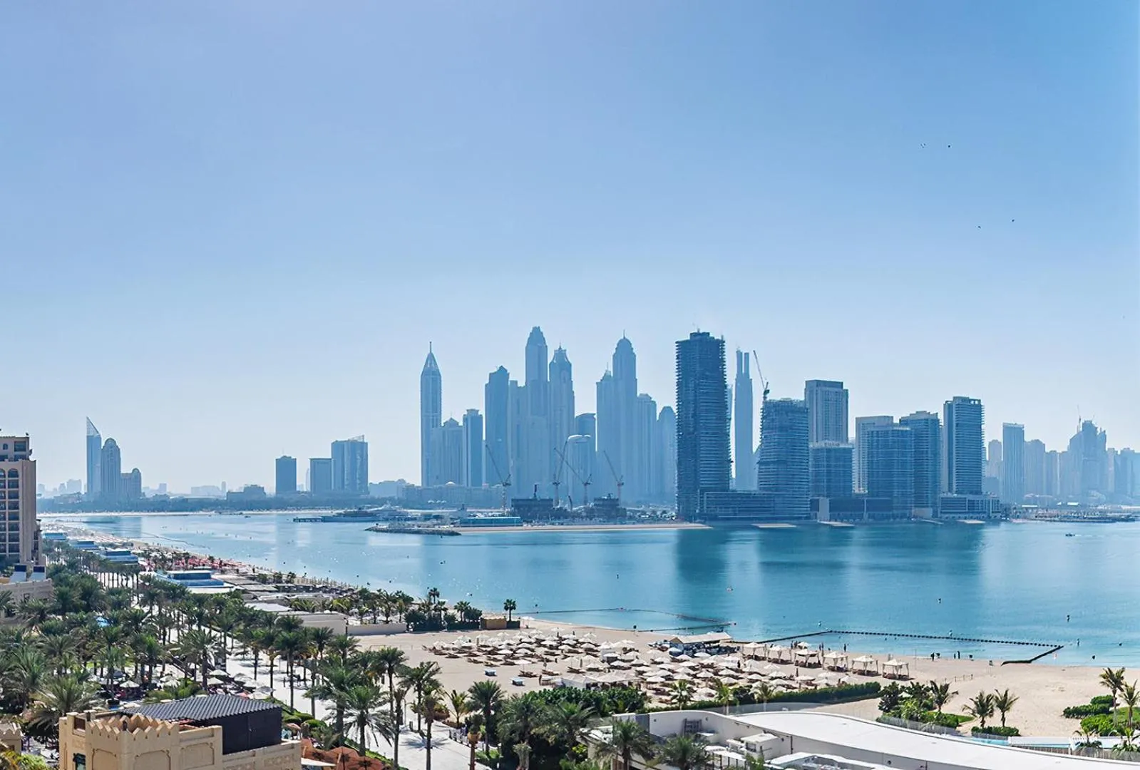 Sea view in South & North Residence Palm Jumeirah