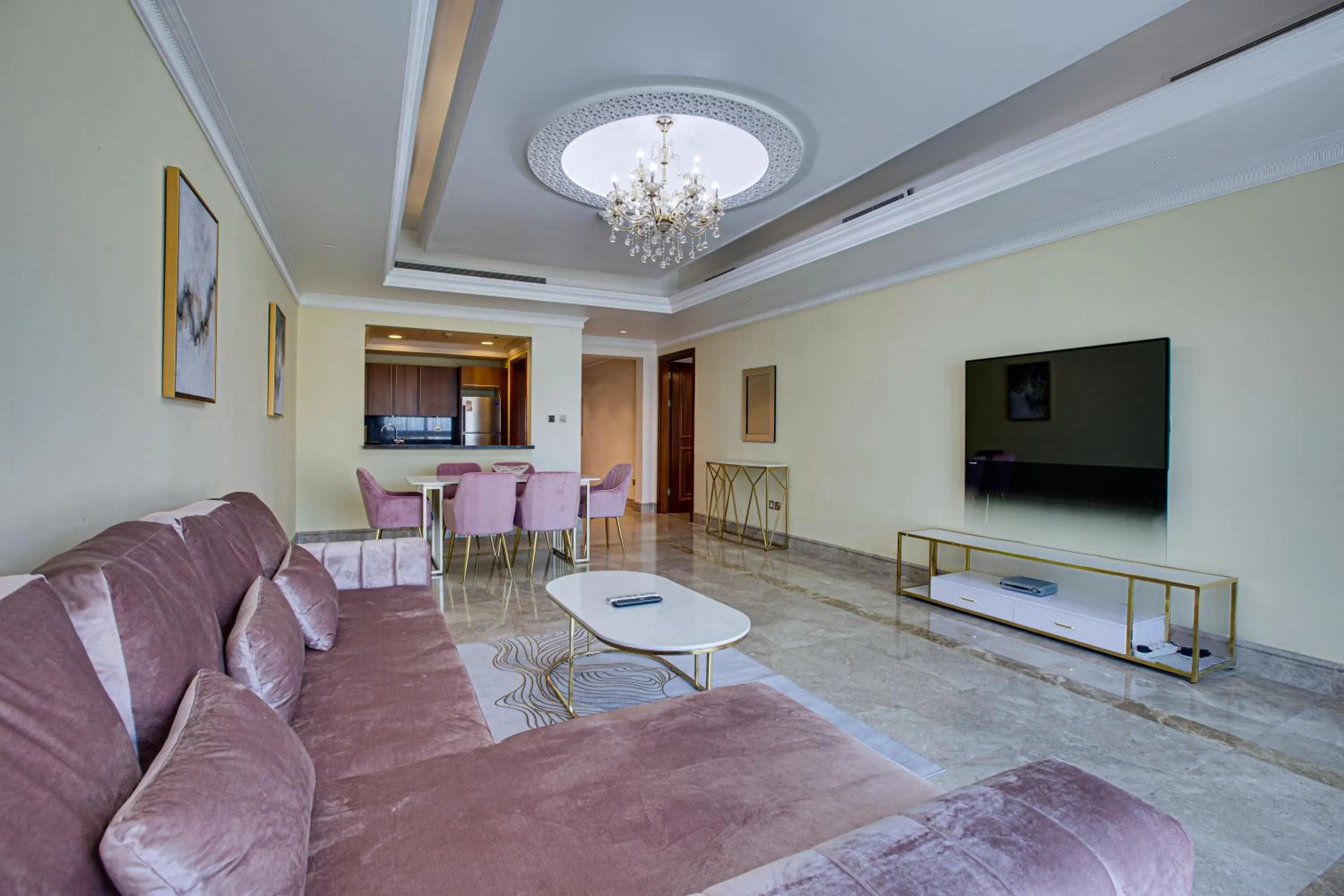 Living room in South & North Residence Palm Jumeirah