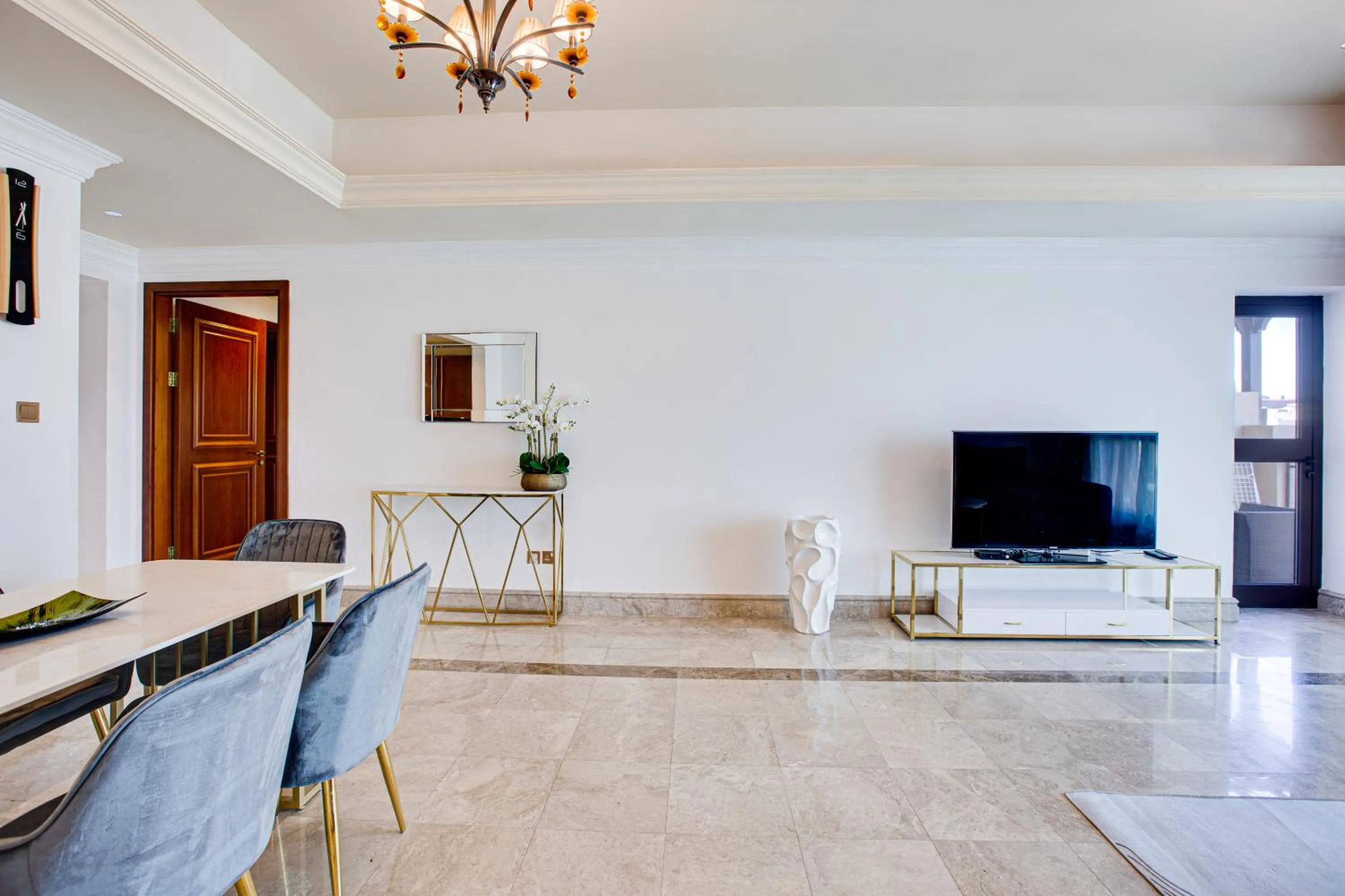 Living room in South & North Residence Palm Jumeirah