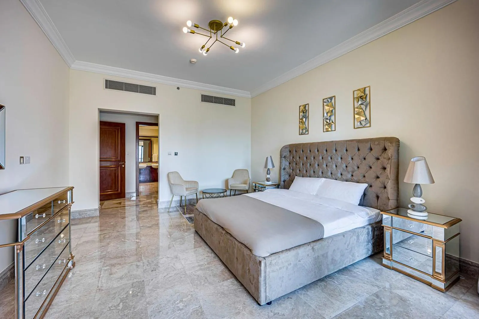 Bedroom, Bed in South & North Residence Palm Jumeirah