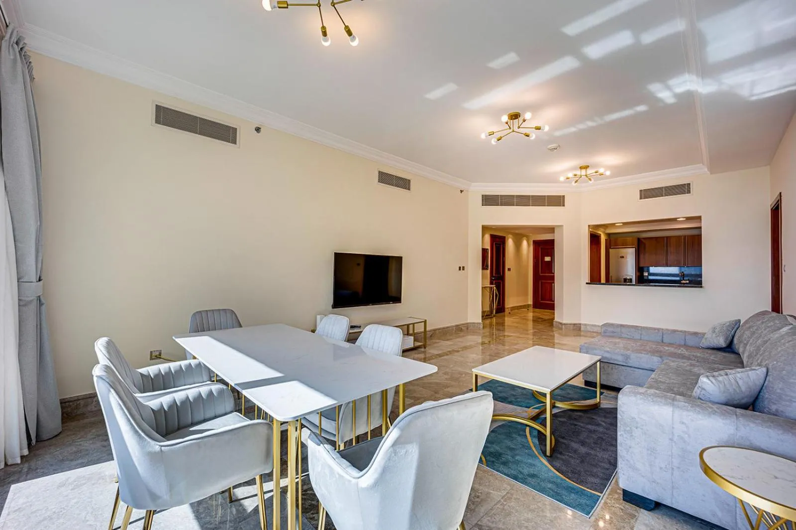 Living room in South & North Residence Palm Jumeirah