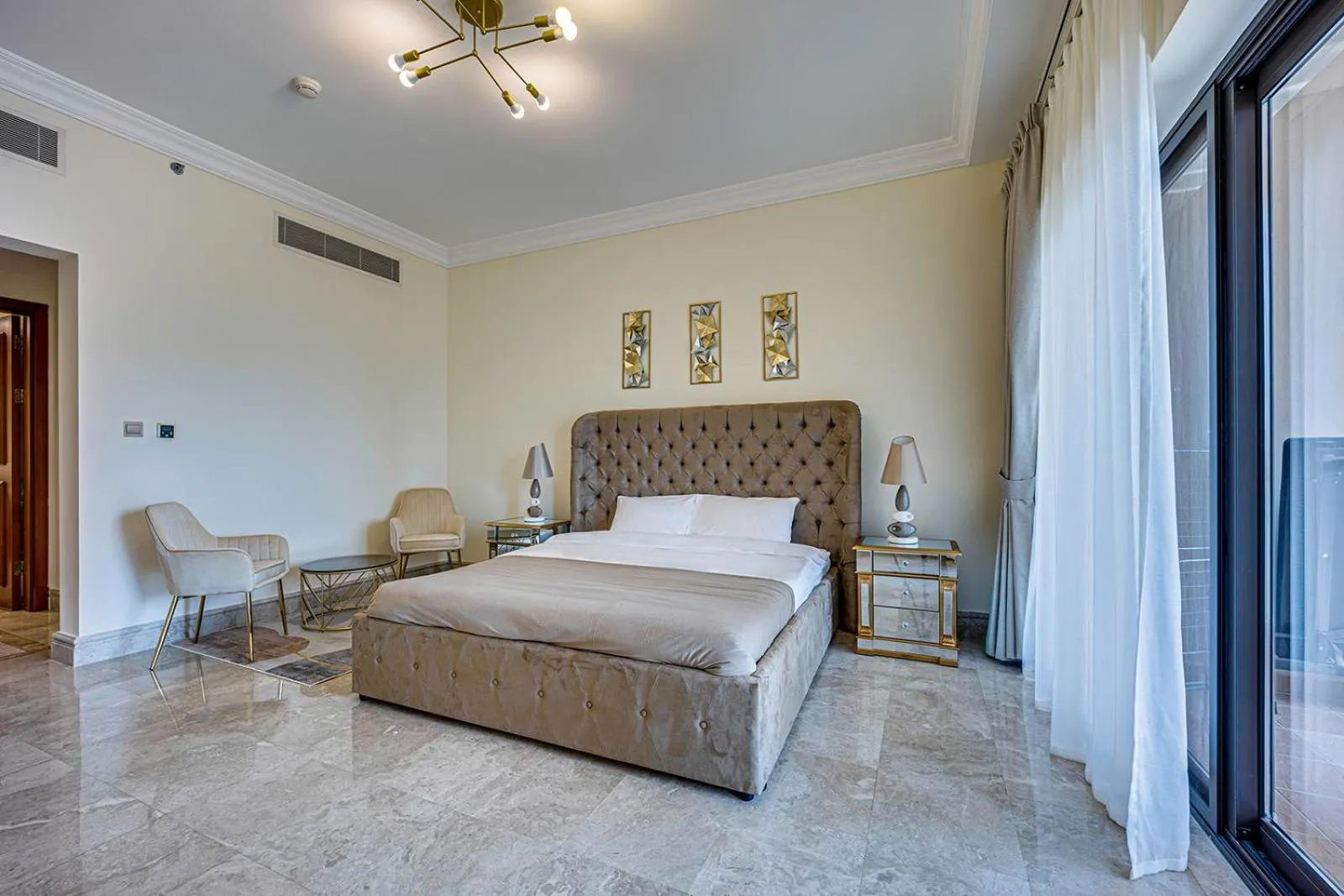 Bedroom, Bed in South & North Residence Palm Jumeirah