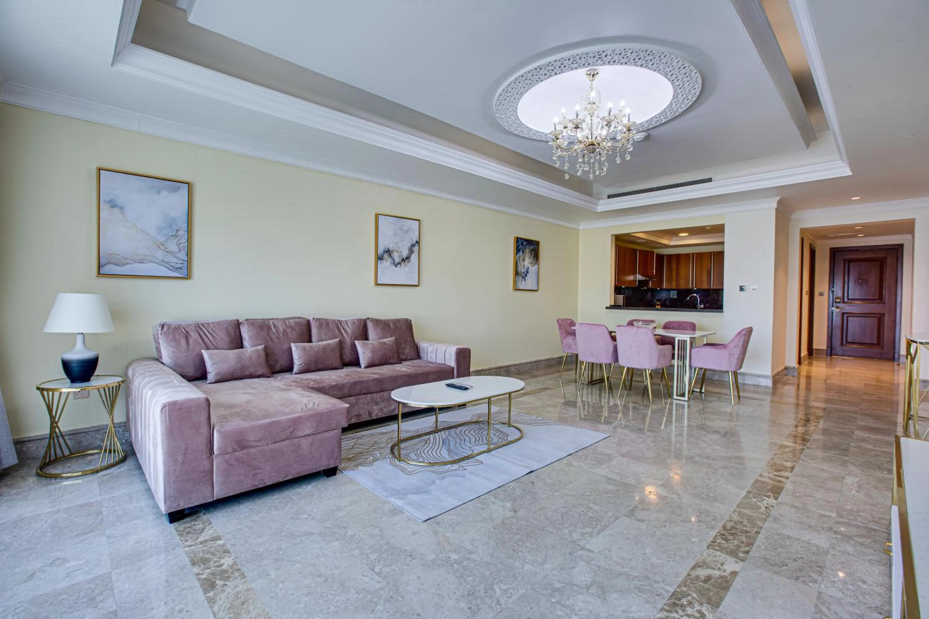 Living room in South & North Residence Palm Jumeirah