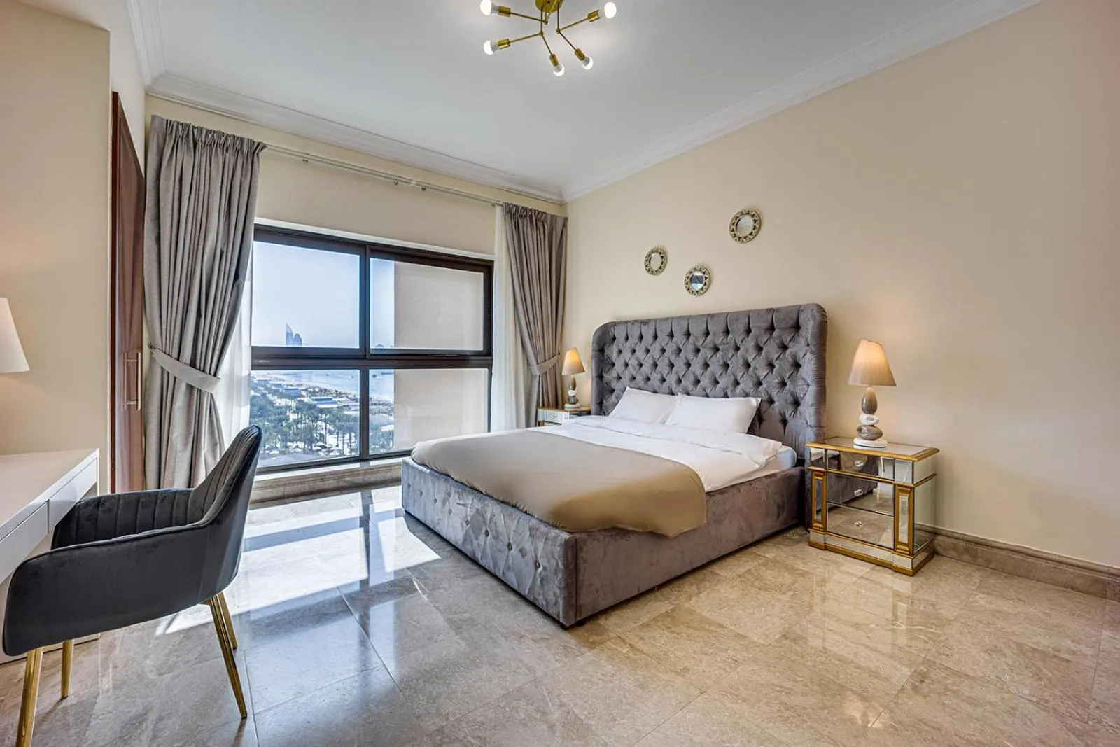 Bedroom, Bed in South & North Residence Palm Jumeirah