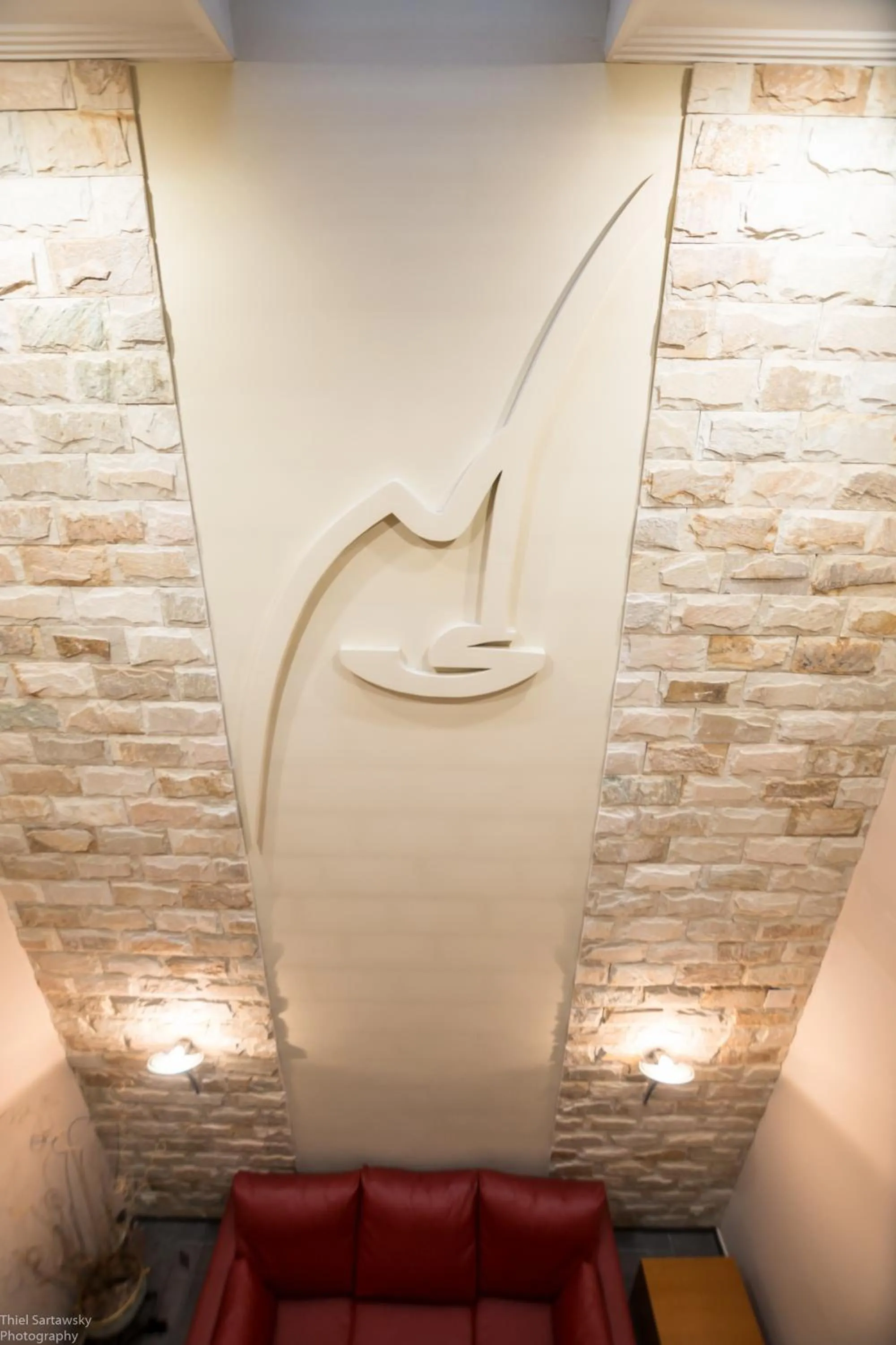 Seating area in Hotel El Roble