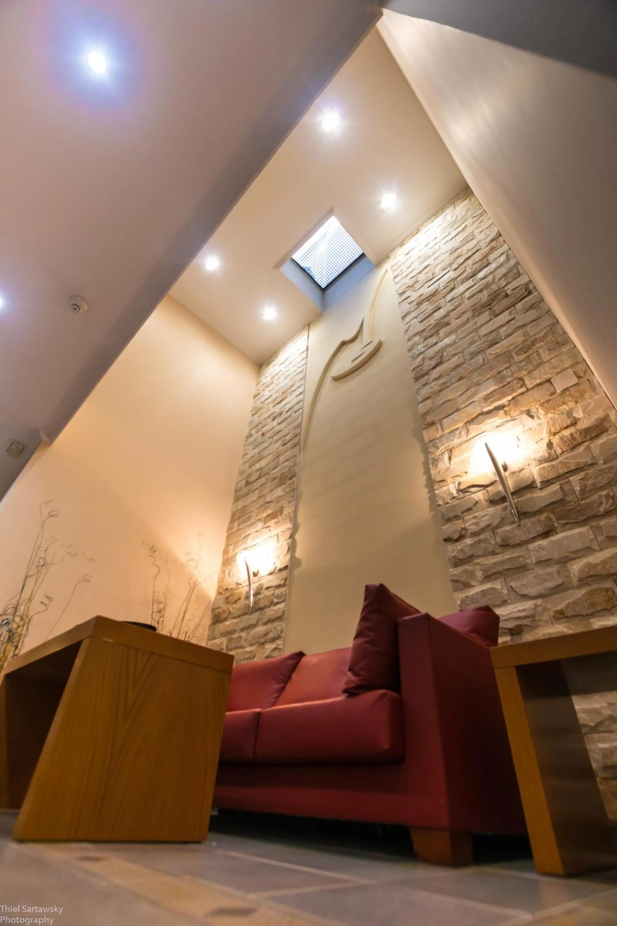 Seating area in Hotel El Roble