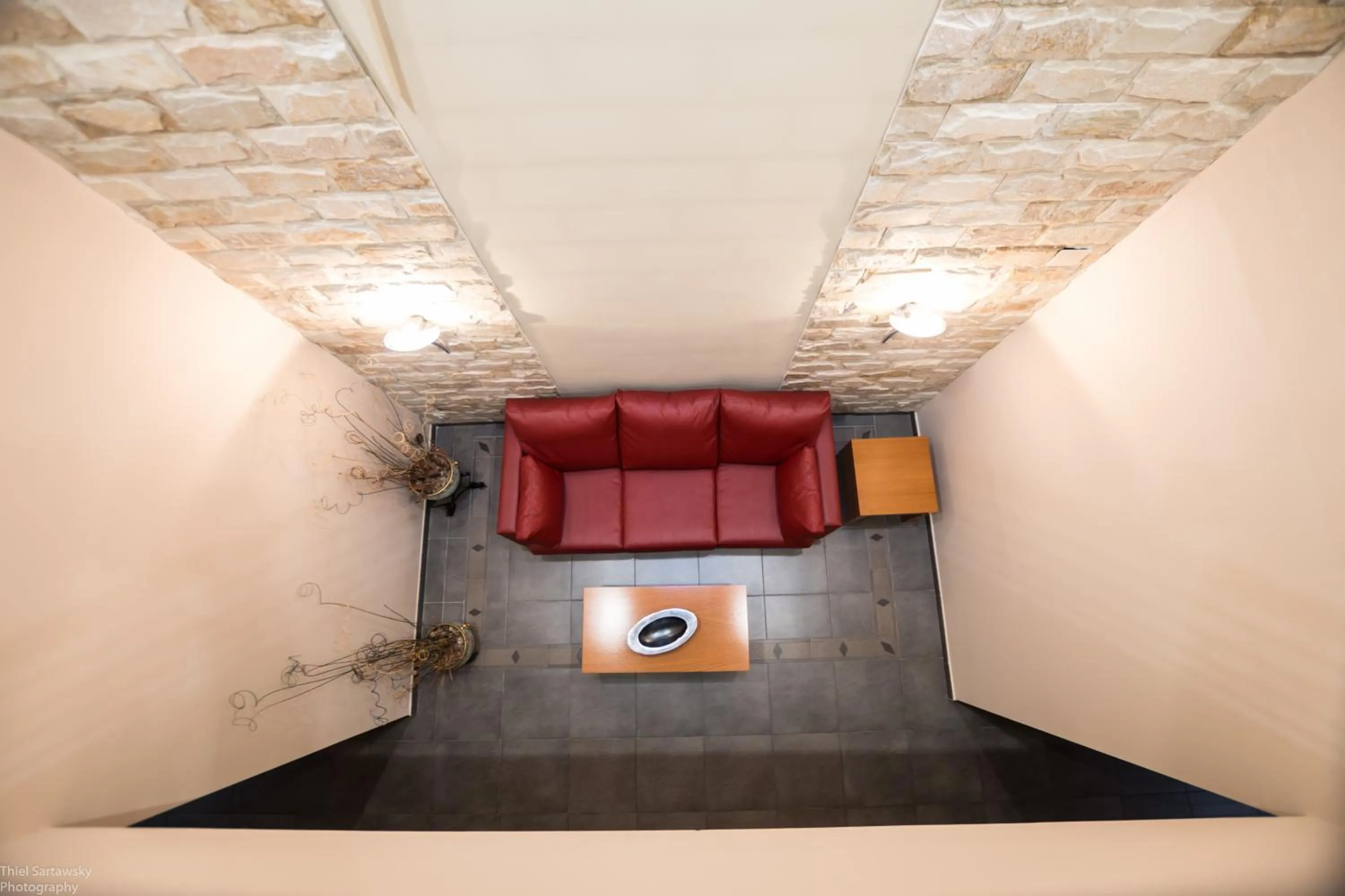 Seating area in Hotel El Roble