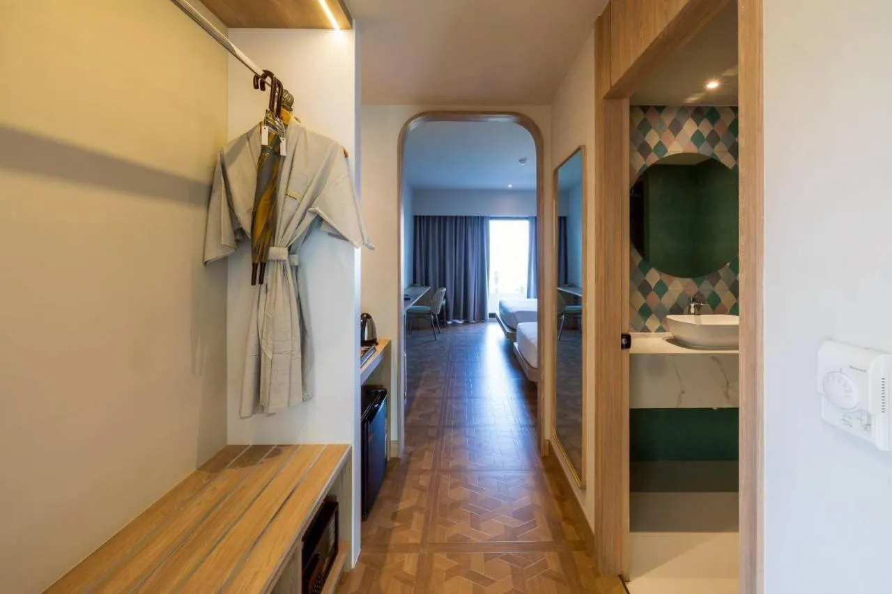 Bed in Garden Sea View Resort