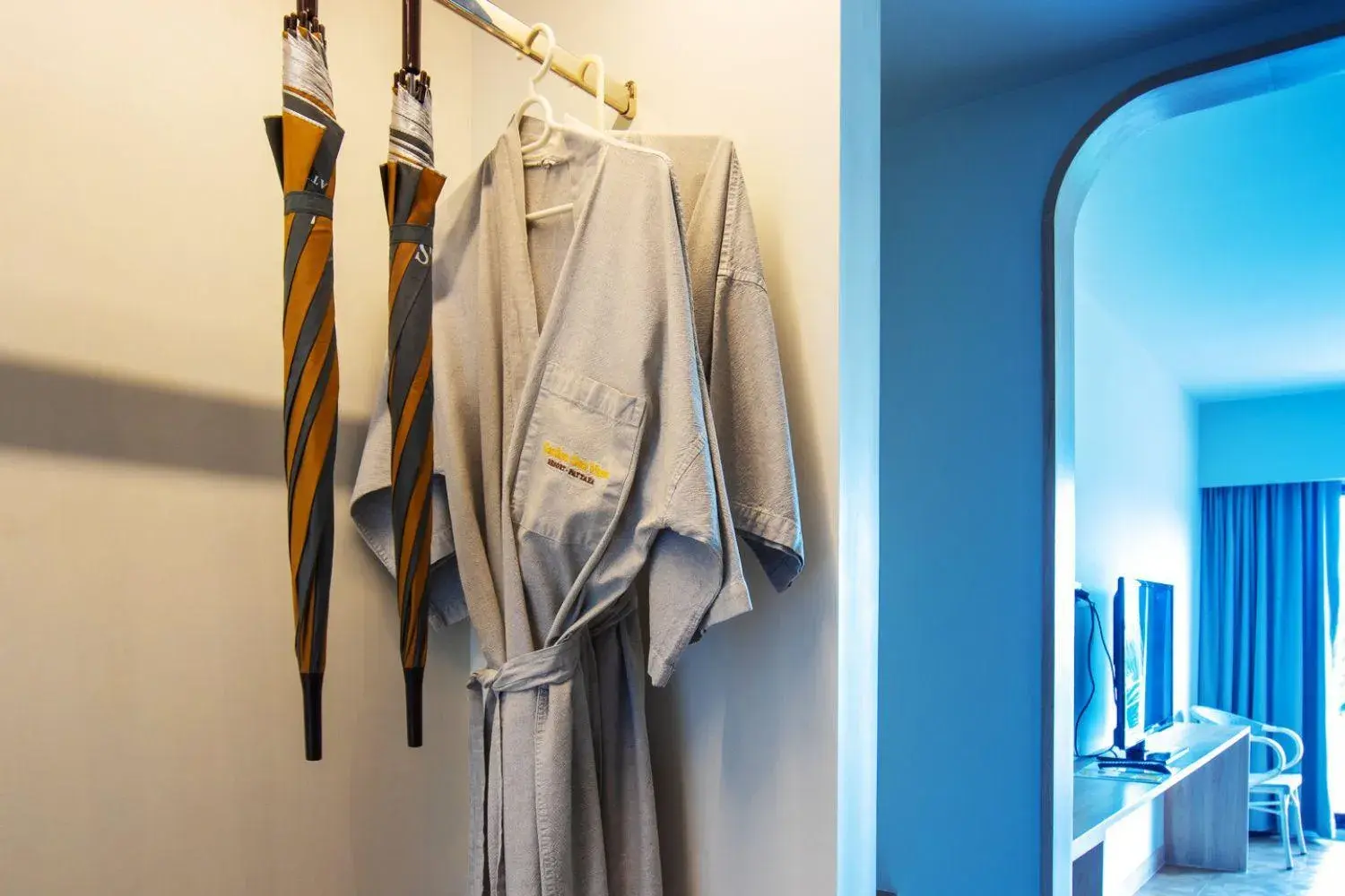 wardrobe, Bed in Garden Sea View Resort wardrobe, Bed in Garden Sea View Resort