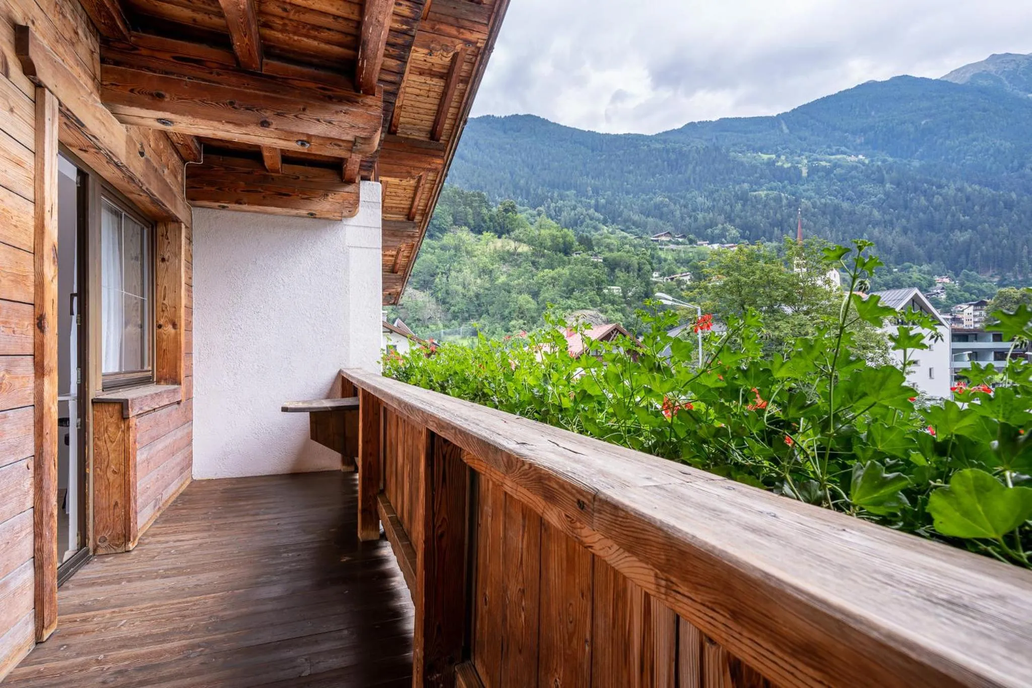 Balcony/Terrace in Appartement Residenz Schatz