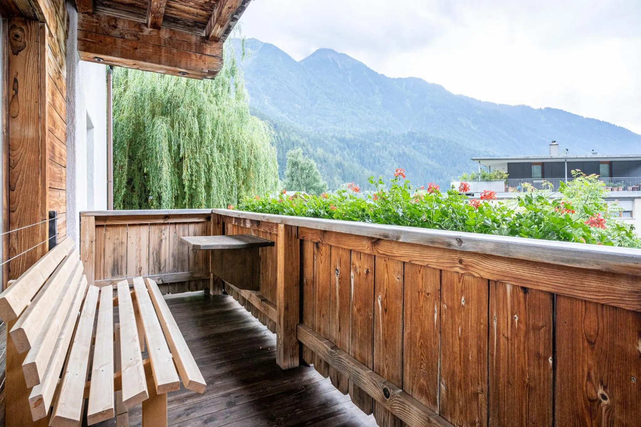 Balcony/Terrace in Appartement Residenz Schatz