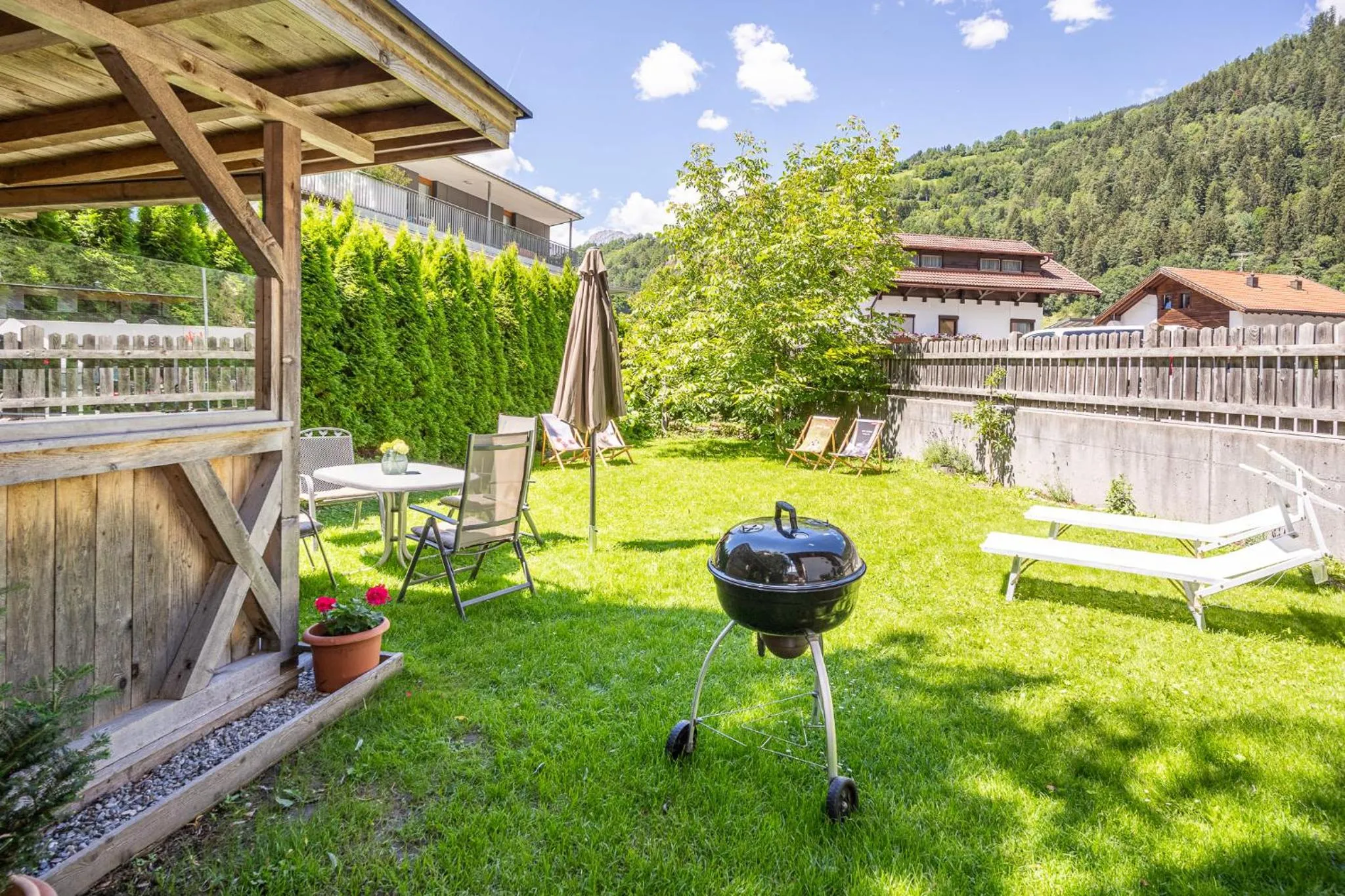 Garden in Appartement Residenz Schatz