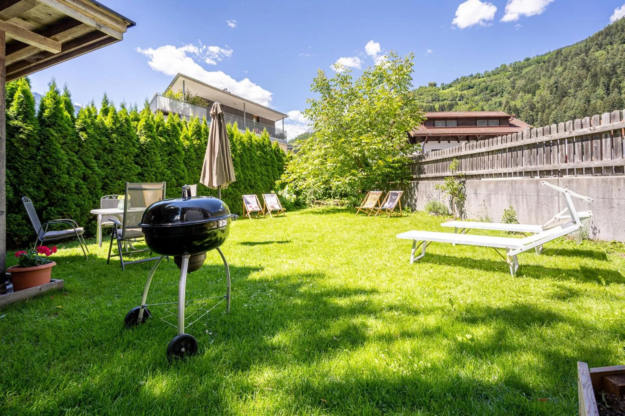 BBQ facilities in Appartement Residenz Schatz