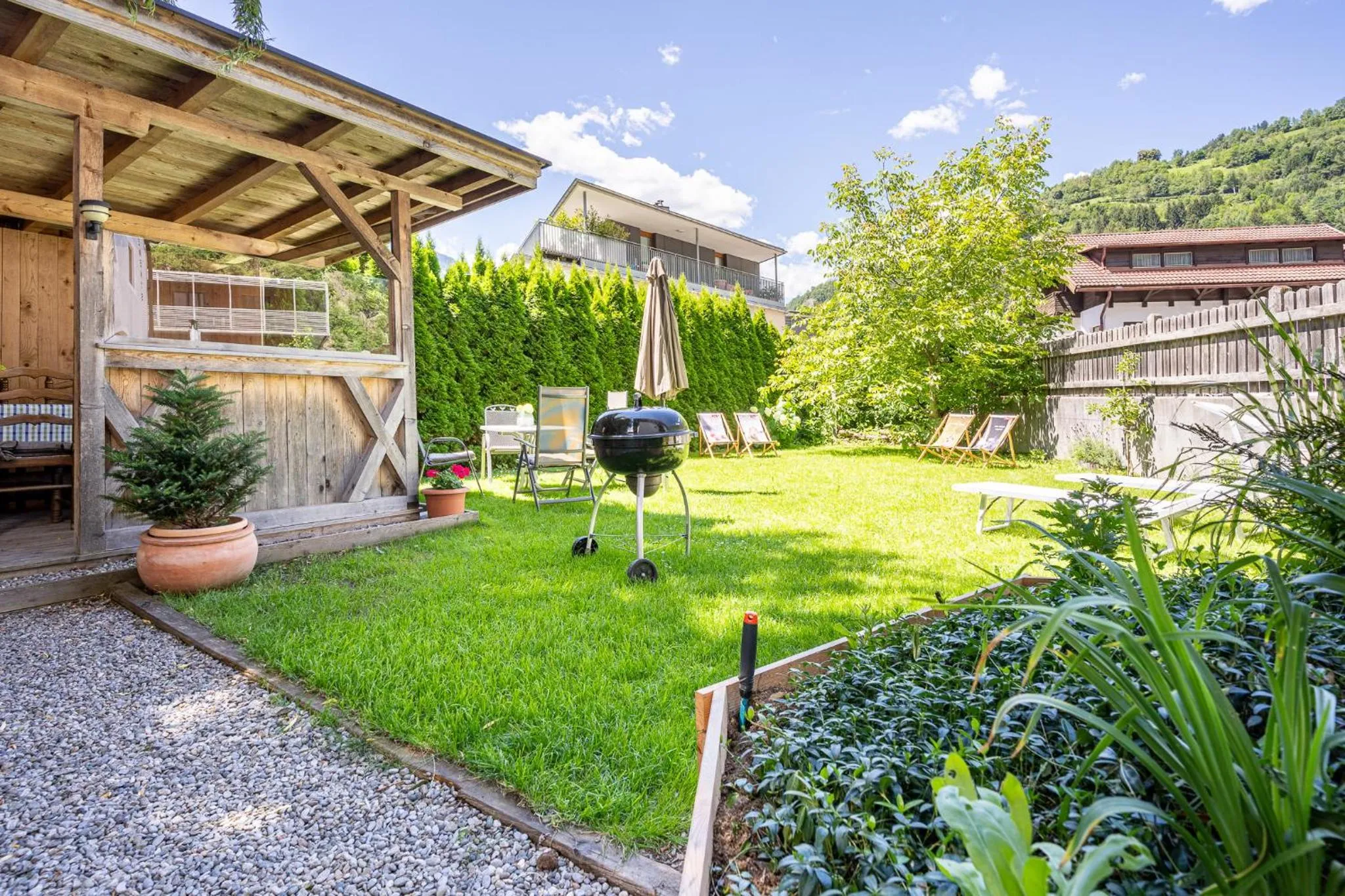 BBQ facilities in Appartement Residenz Schatz