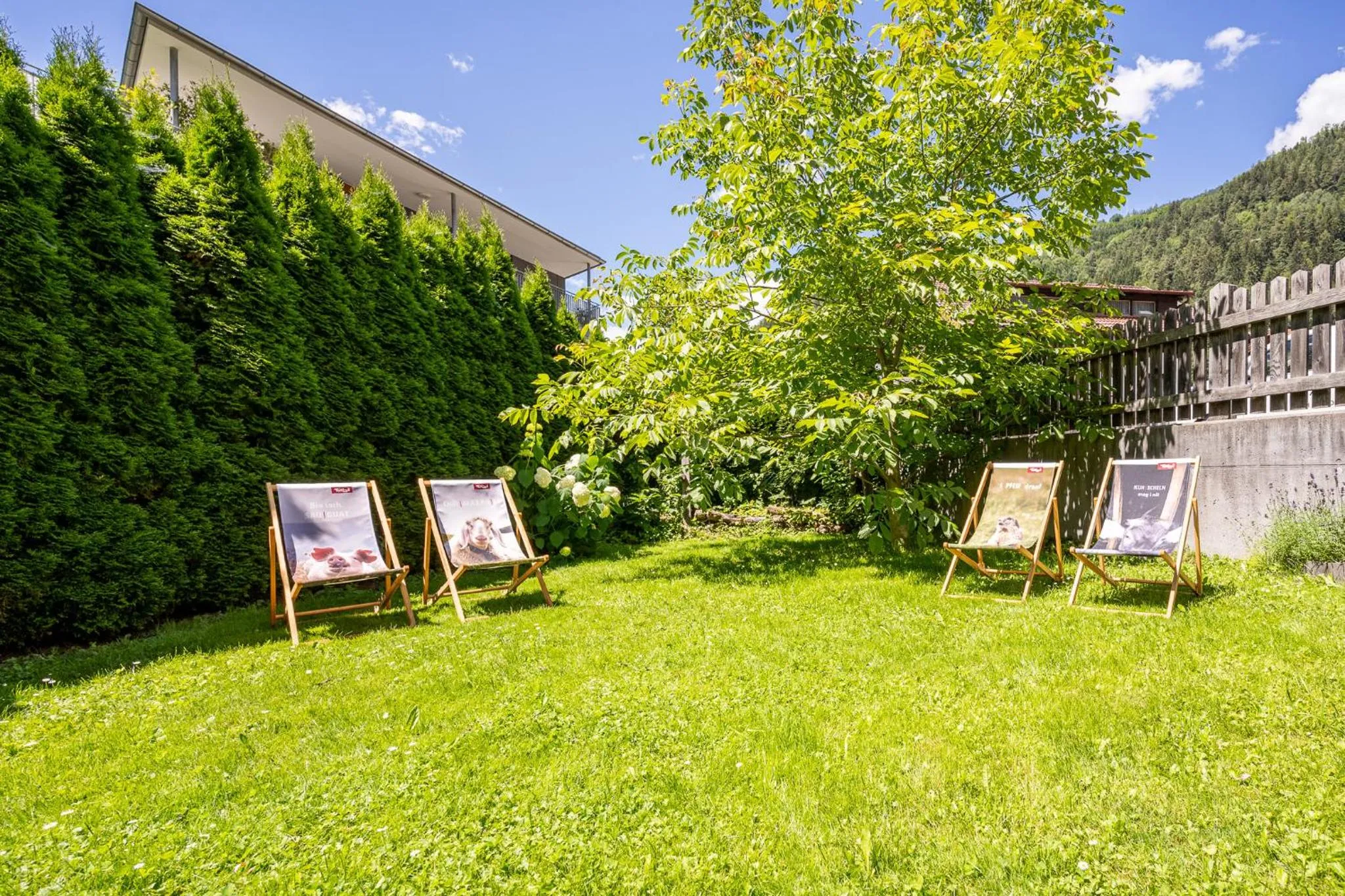 Garden in Appartement Residenz Schatz