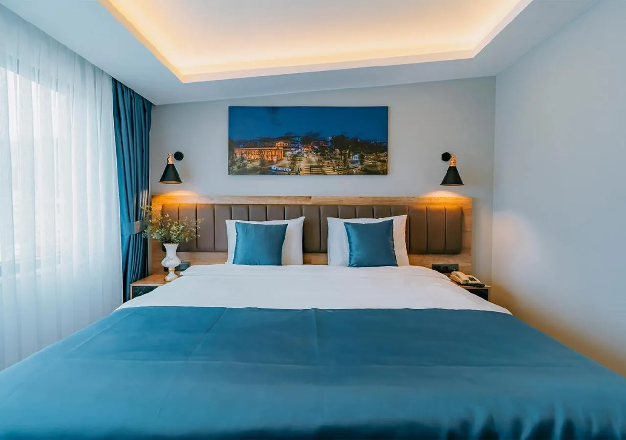 Bed in City Port Hotel Trabzon
