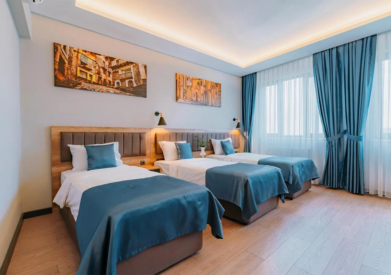 Bed in City Port Hotel Trabzon