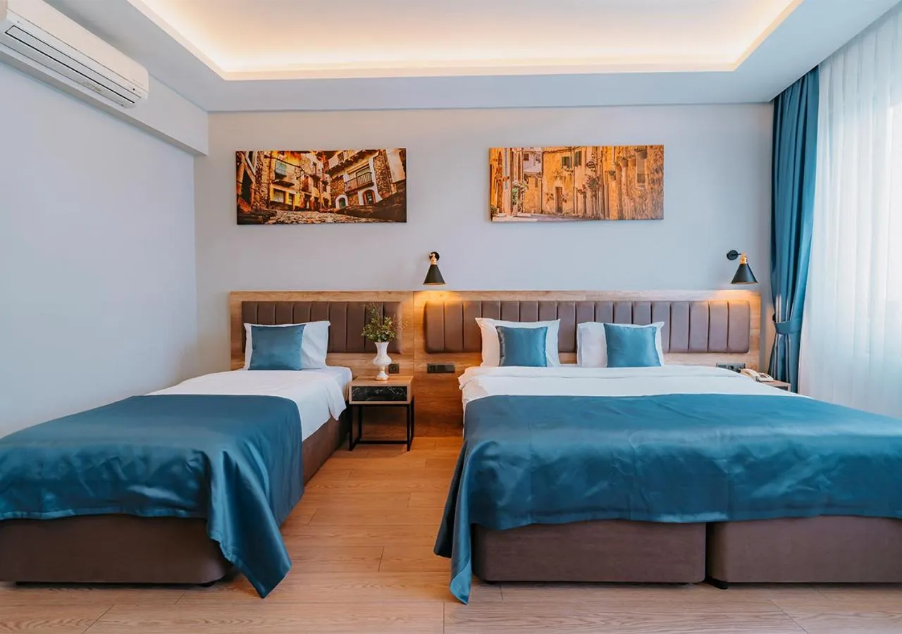 Bed in City Port Hotel Trabzon