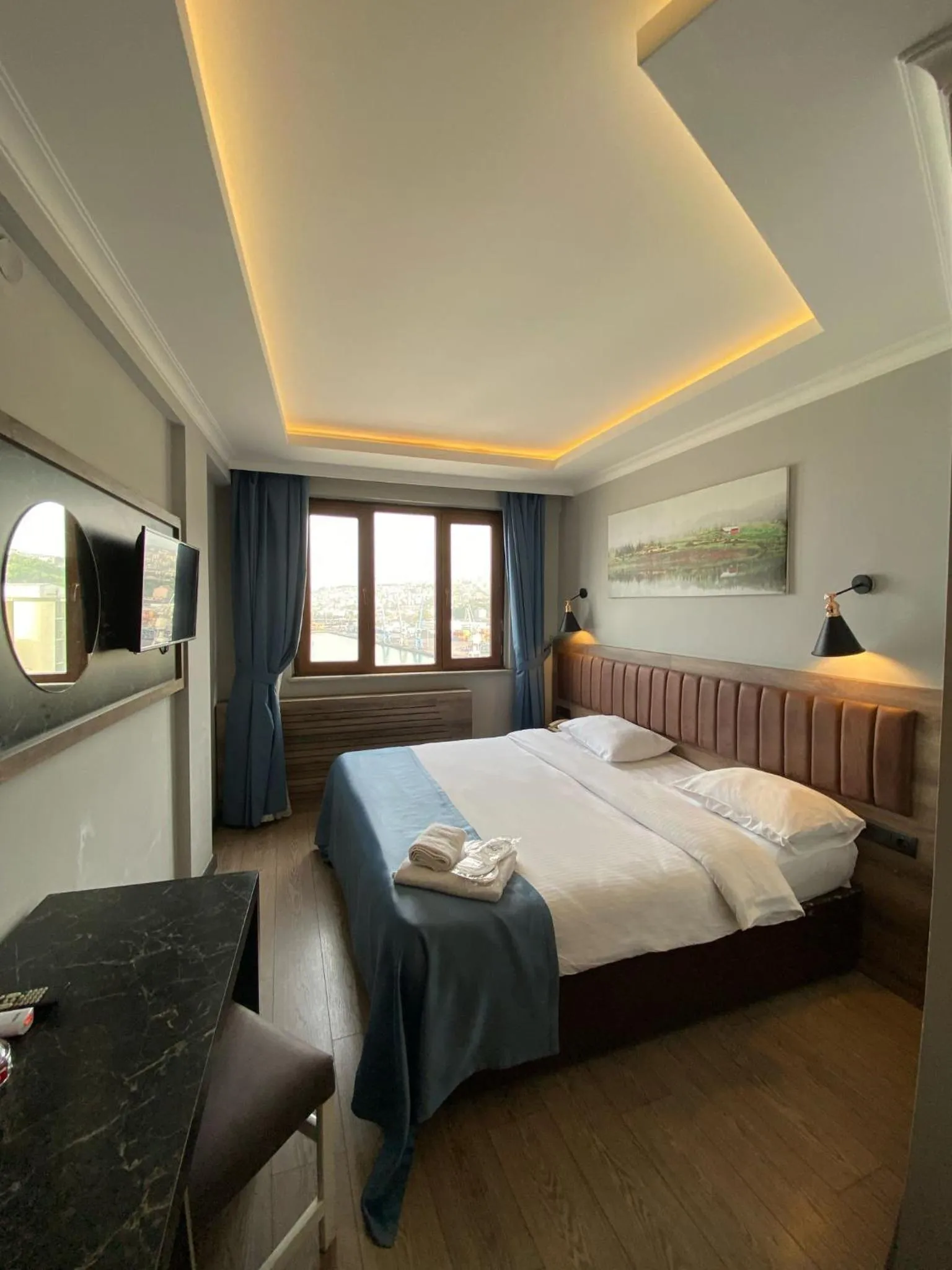 Bedroom, Bed in City Port Hotel Trabzon