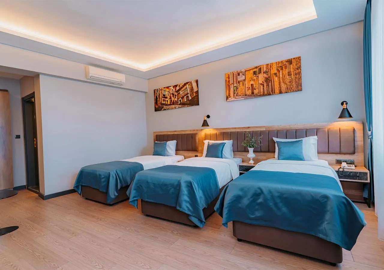 Bed in City Port Hotel Trabzon