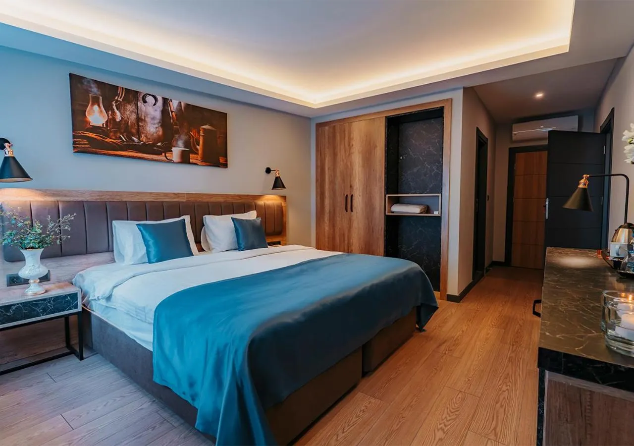 Bed in City Port Hotel Trabzon