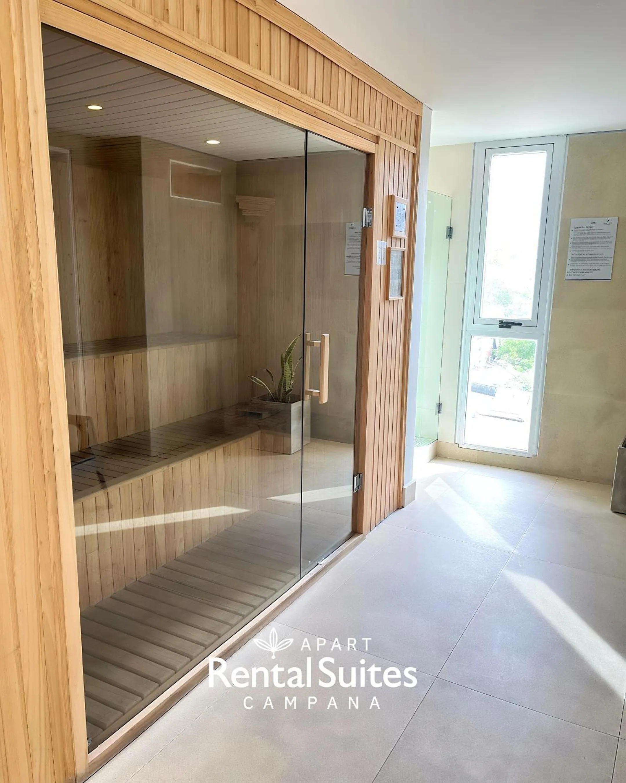 Sauna in RENTAL SUITES CAMPANA